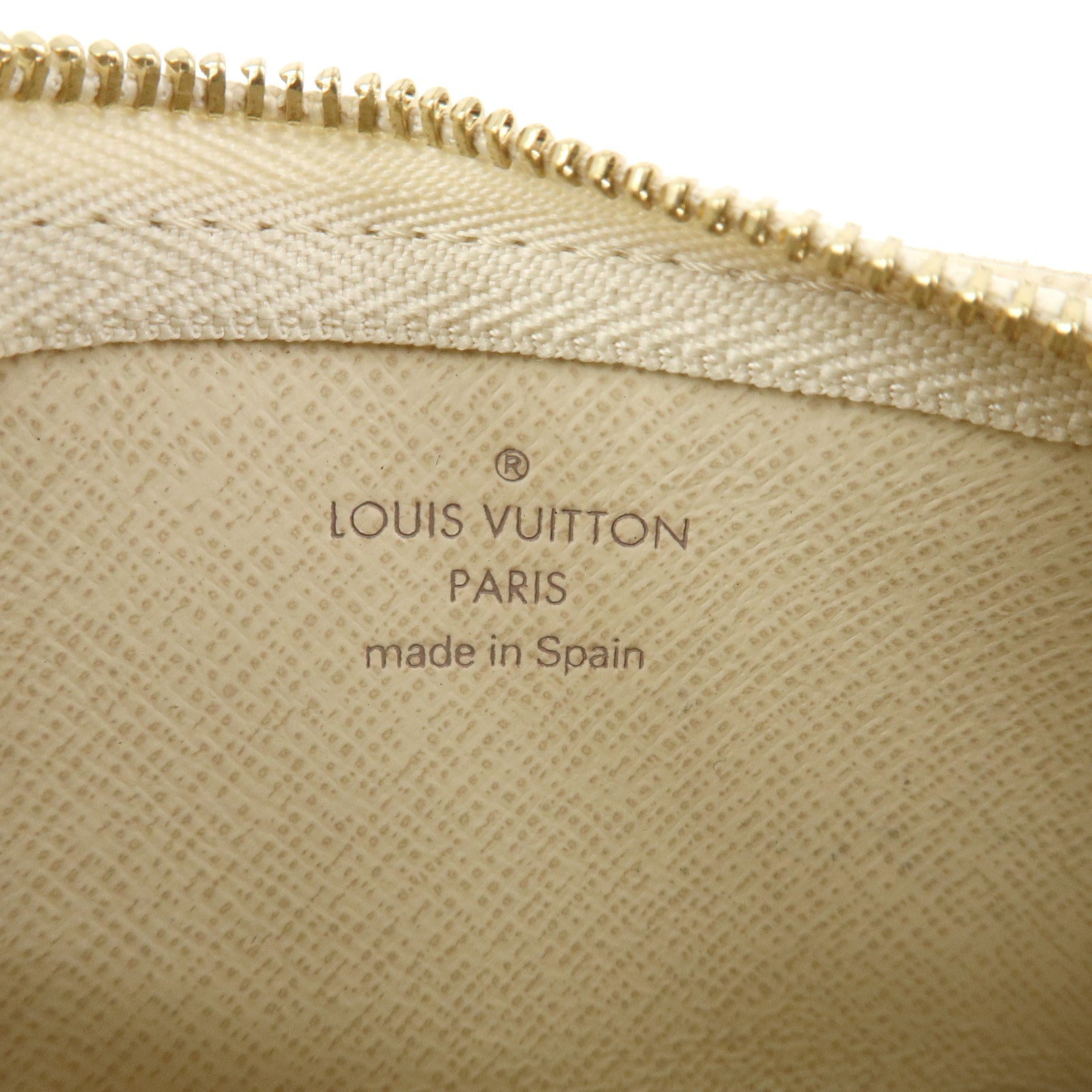 Louis Vuitton Damier Azur Pochette Cles Coin Case N62659