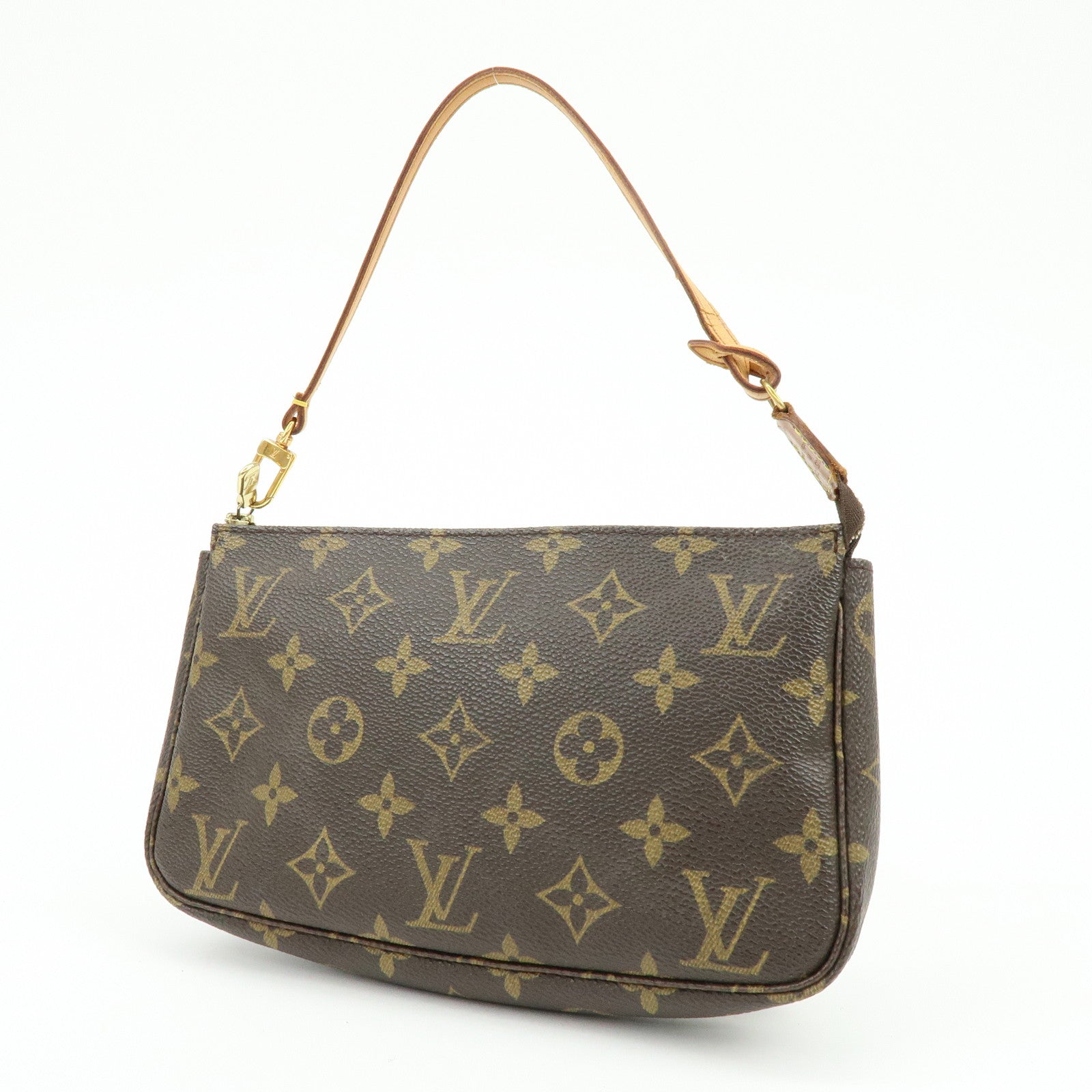 Louis Vuitton Monogram Pochette Accessoires Pouch Hand Bag M51980