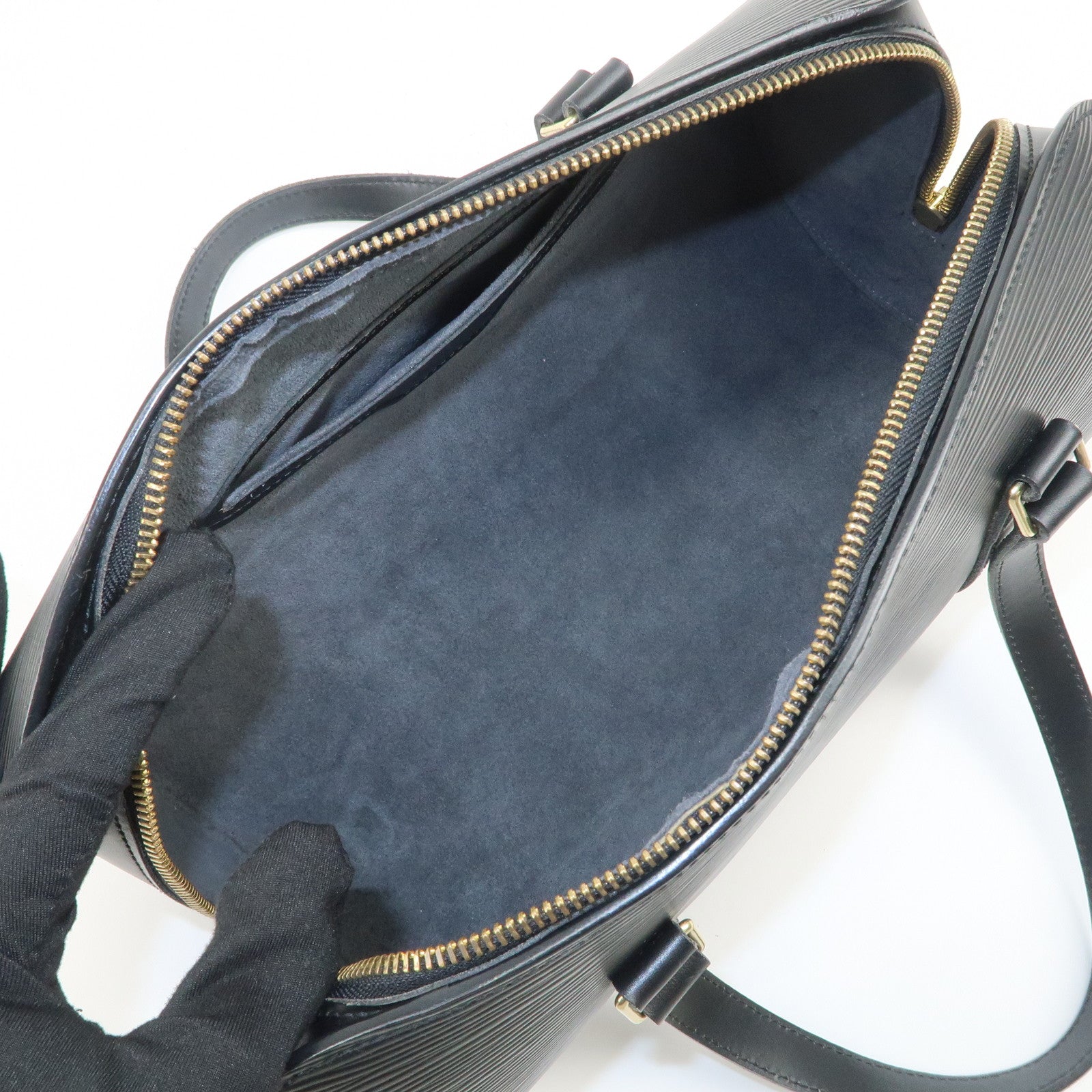 Louis Vuitton Epi Soufflot Shoulder Bag Hand Bag Noir M52222