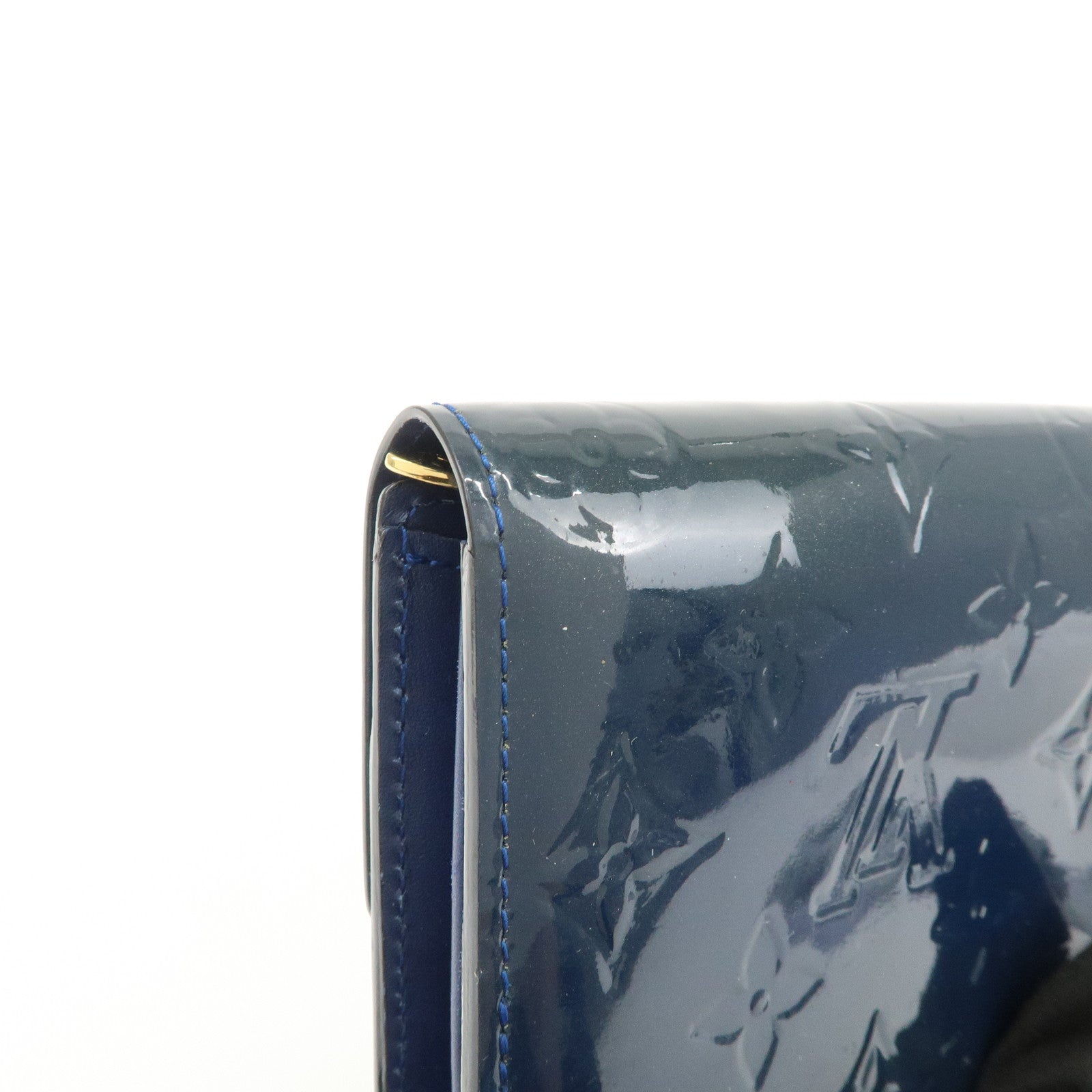 Louis Vuitton Monogram Vernis Leather Portefeuille Sarah Wallet M90049