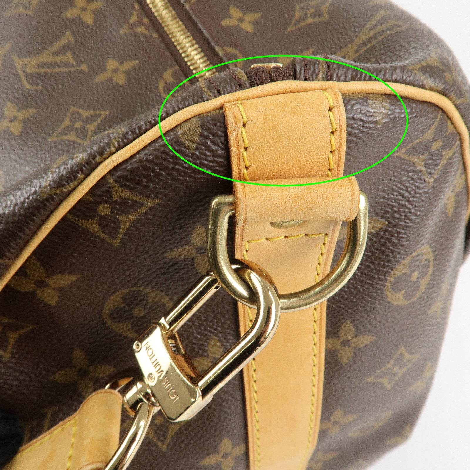 Louis Vuitton Monogram Keep All Bandouliere 55 Boston Bag M41414 Used