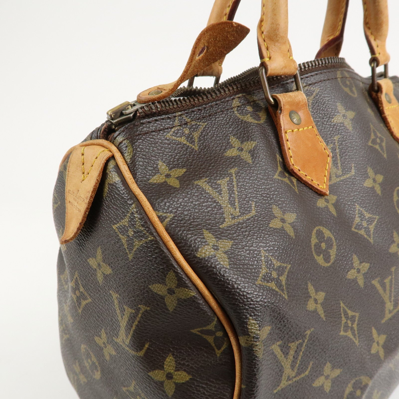Louis Vuitton Monogram Speedy 30 Hand Bag Boston Bag M41526 Used
