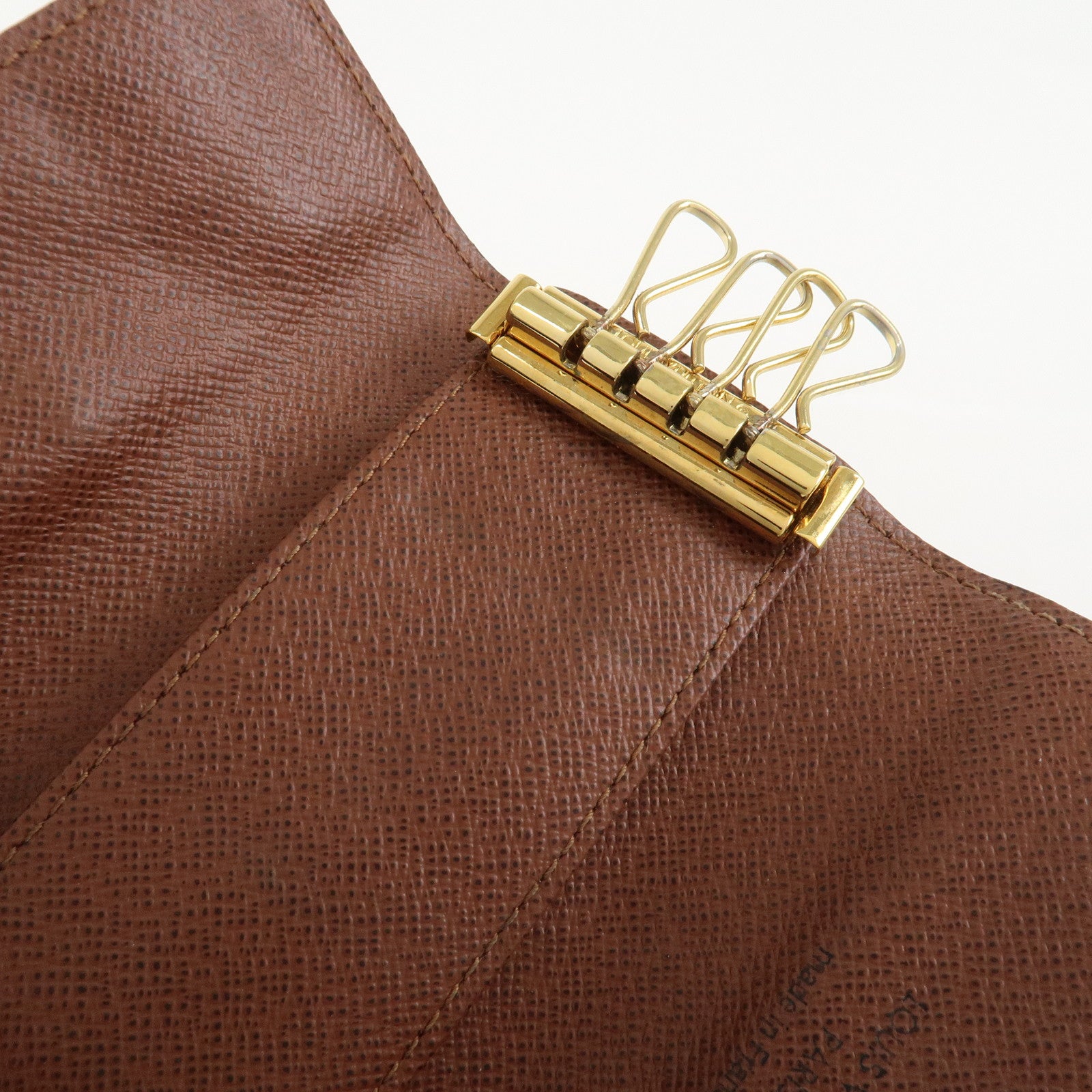 Louis Vuitton Monogram Multicles 4 Key Case Key Holder Brown M69517