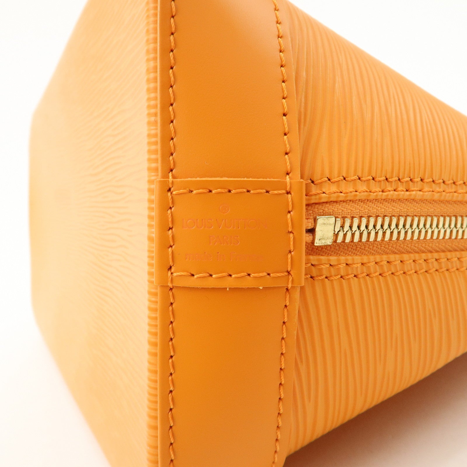 Louis Vuitton Epi Alma Hand Bag Mandarin Orange M5124H