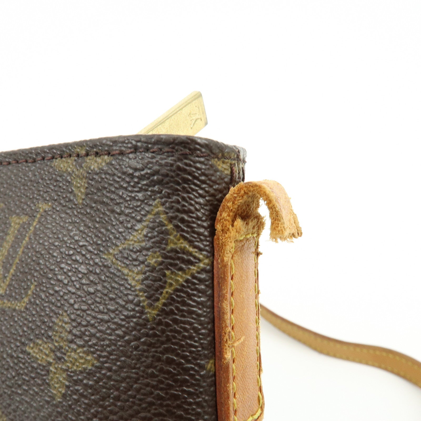 Louis Vuitton Monogram Trotteur Canvas Shoulder Bag Brown M51240