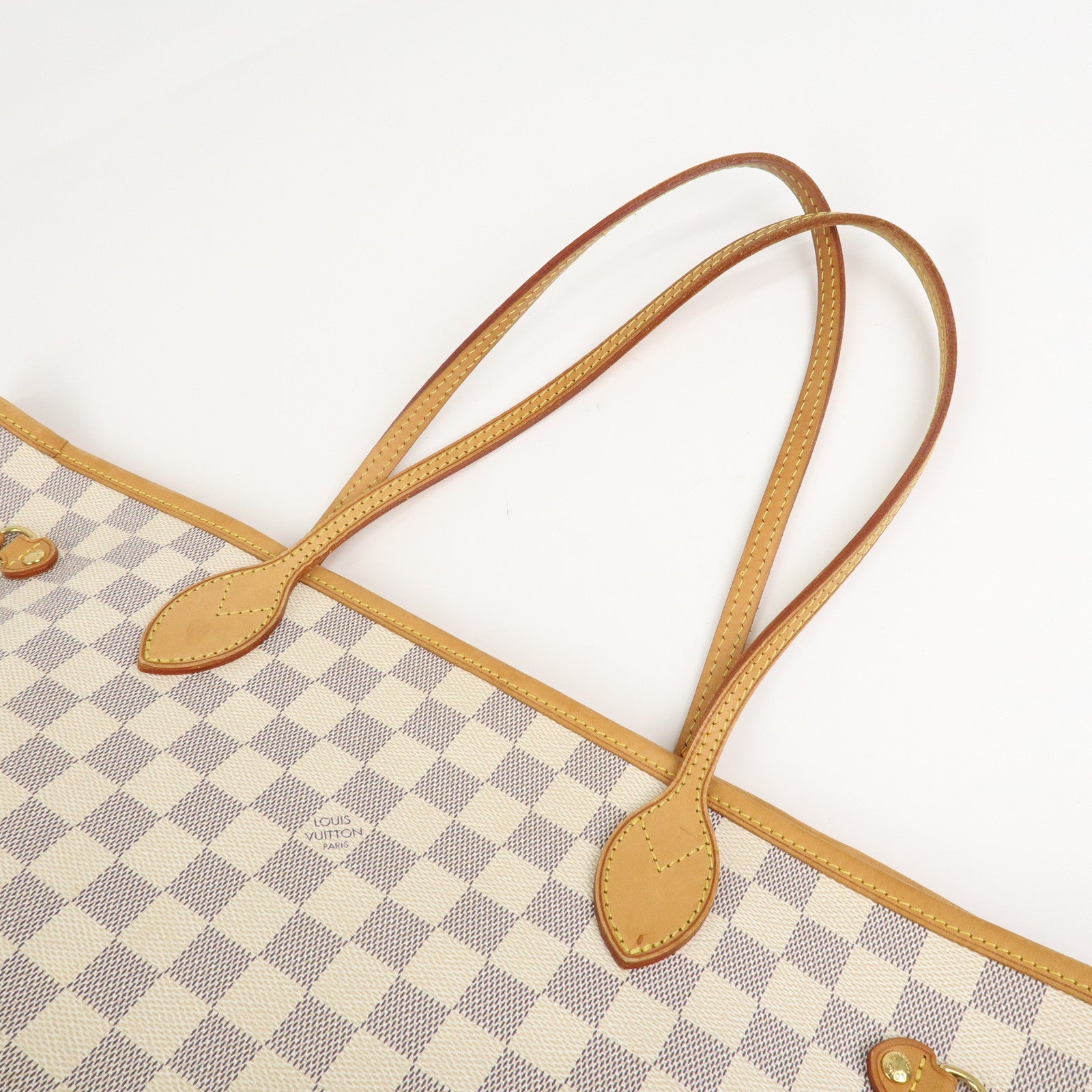 Louis Vuitton Damier Azur Neverfull MM Tote Bag Shoulder Bag N51107