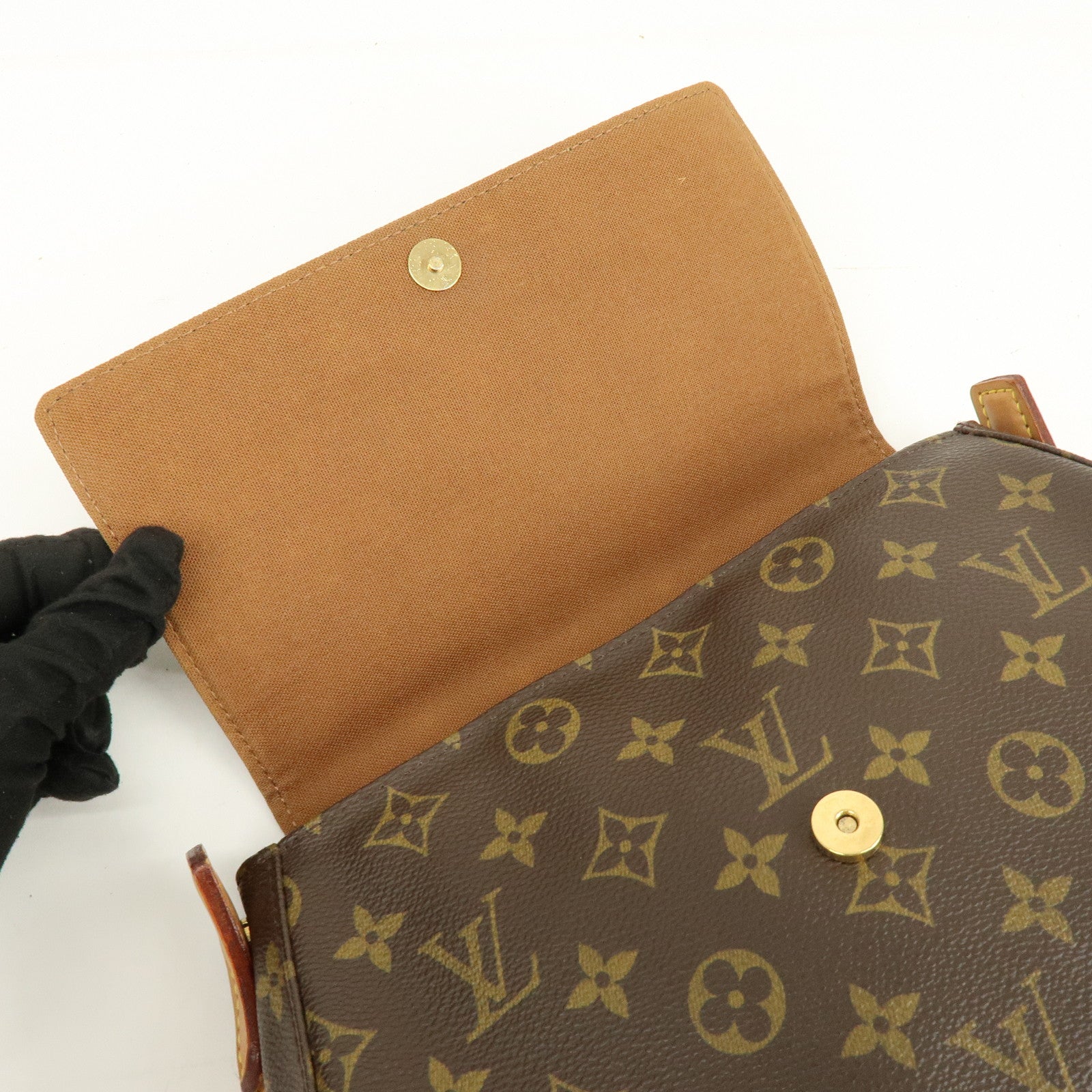 Louis Vuitton Monogram Mini Looping Shoulder Bag Brown M51147