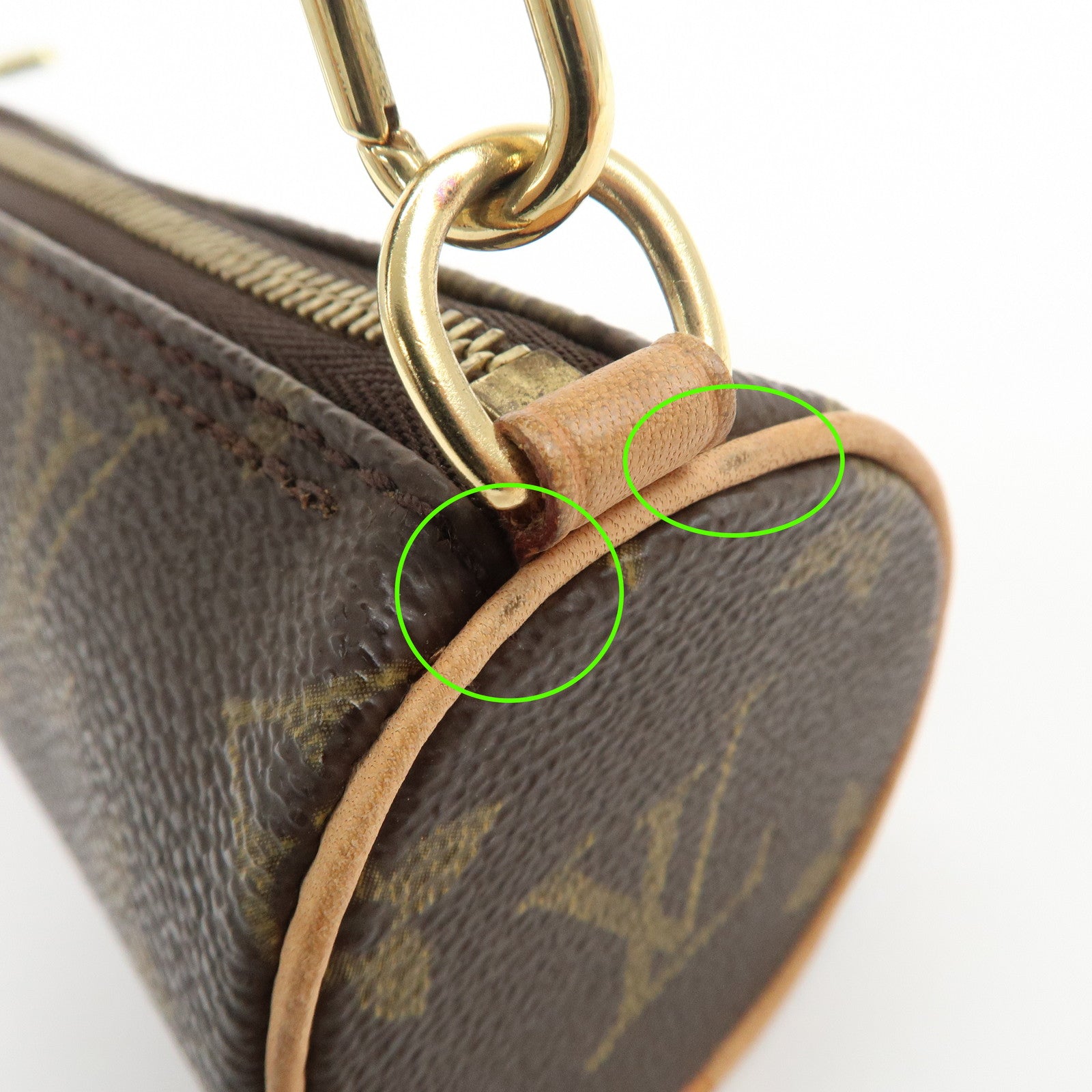 Louis Vuitton Monogram Mini Pouch for Papillon Bag Brown