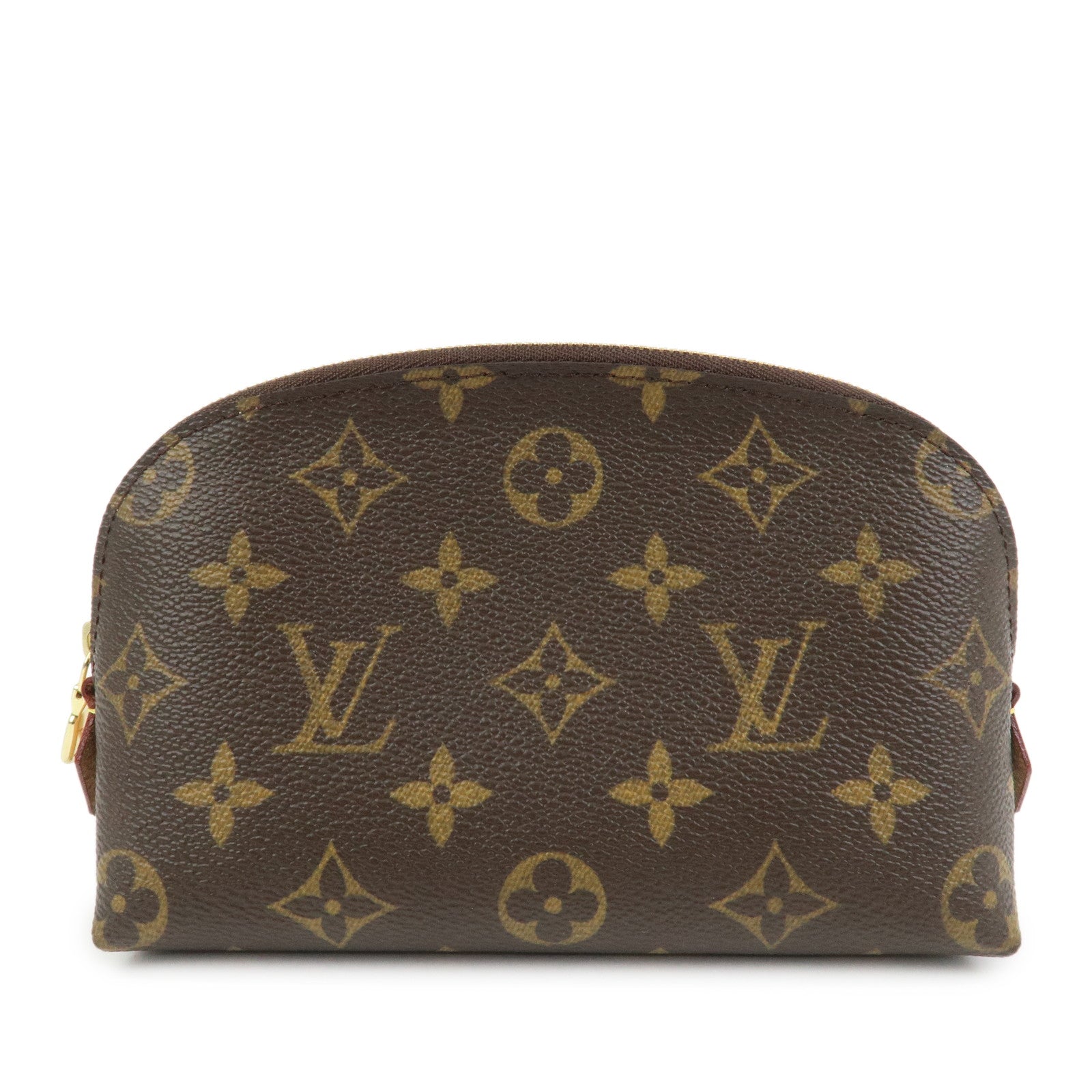 Louis Vuitton Monogram Pochette Cosmetic Pouch Brown M47515