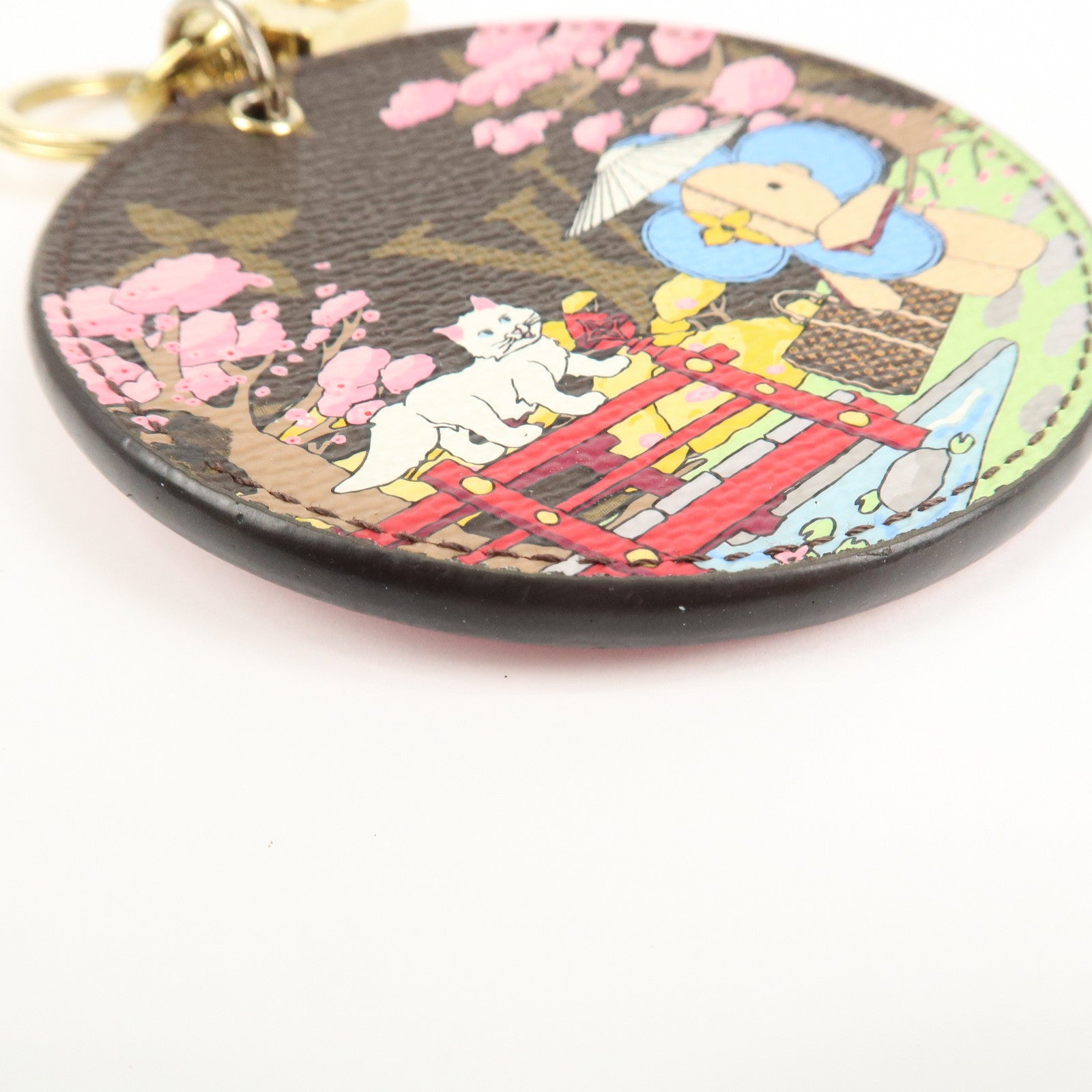 Louis Vuitton Monogram Porte Cles Illustre Charm Multicolor M00499 Used
