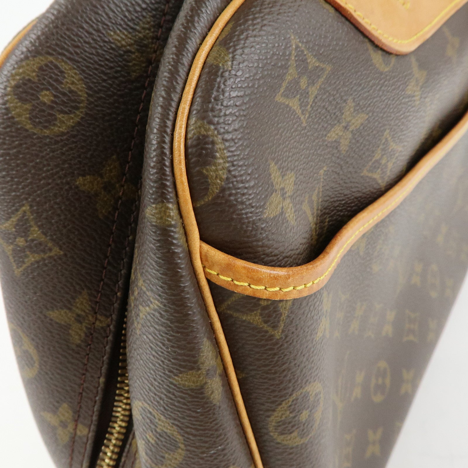 Louis Vuitton Monogram Canvas Deauville Hand Bag Brown M47270