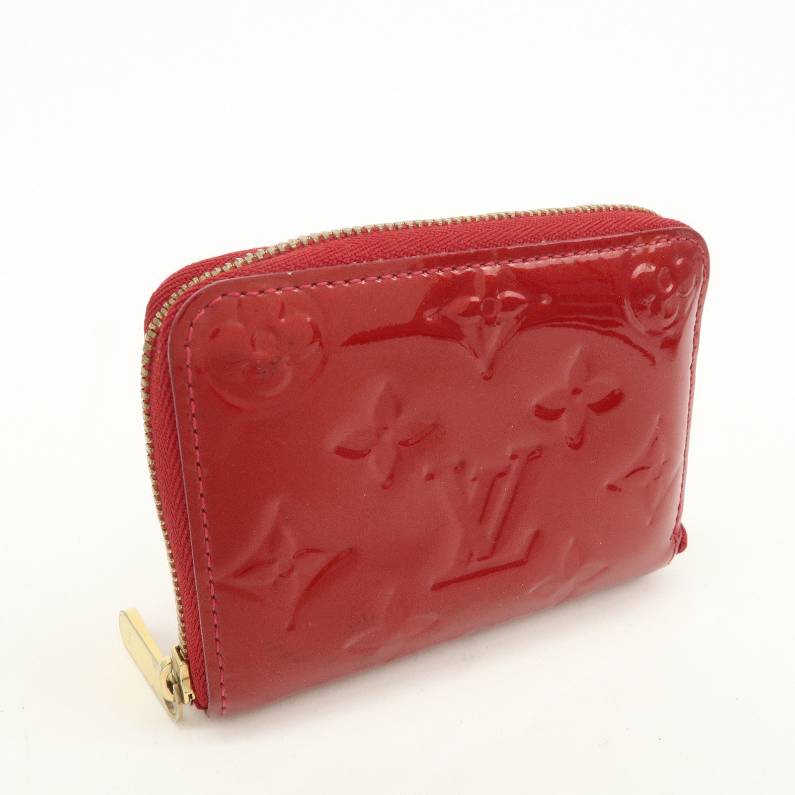 Louis Vuitton Monogram Vernis Zippy Coin Purse Pomme d'Amour M93608