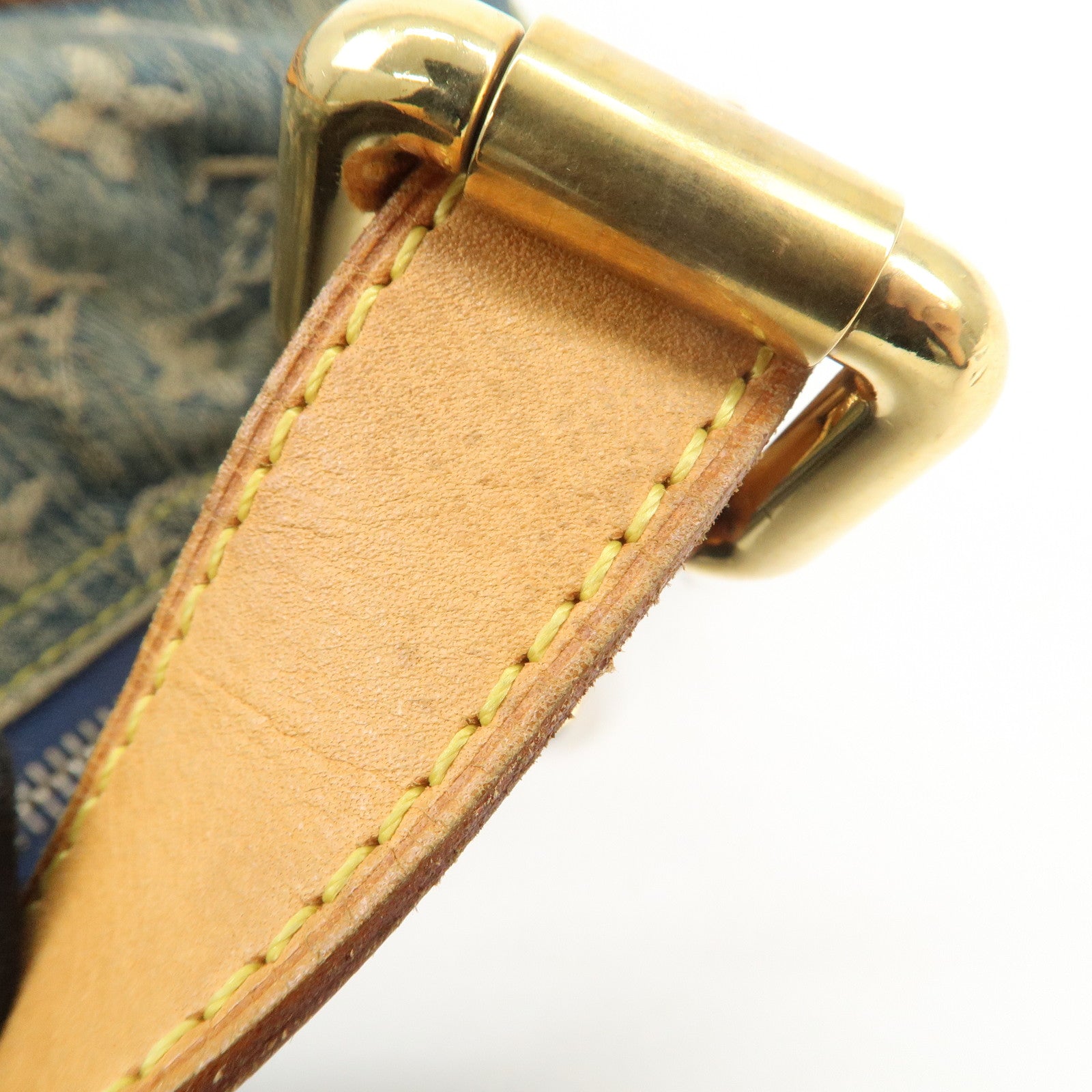 Louis Vuitton Monogram Denim Baggy GM Shoulder Bag Blue M95048