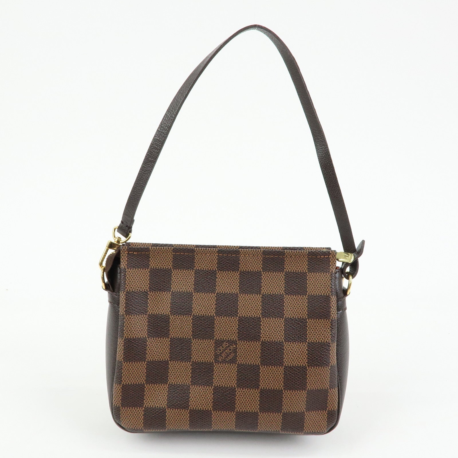 Louis Vuitton Damier Trousse Makeup Accessory Pouch Brown N51982