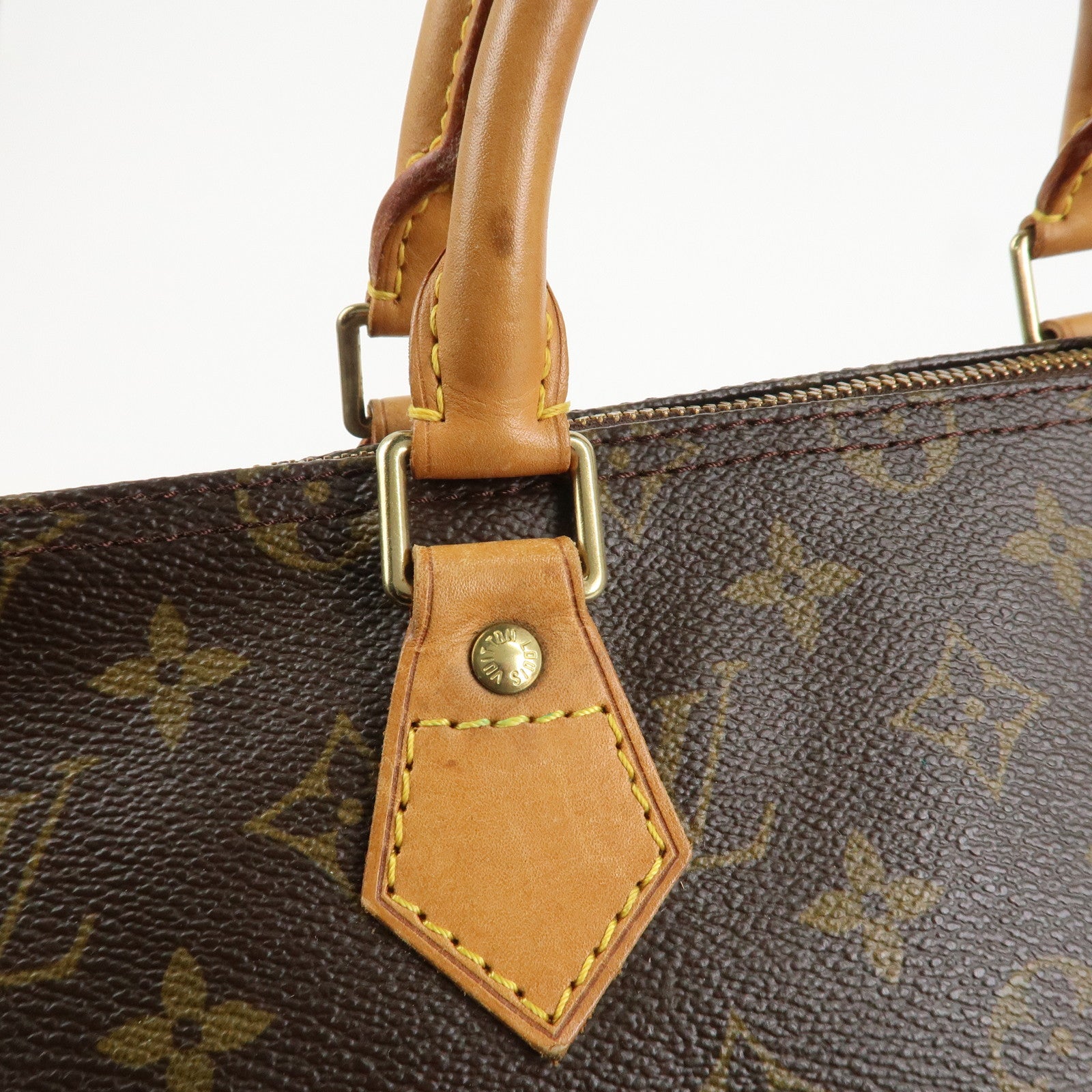 Louis Vuitton Monogram Speedy 35 Hand Bag Boston Bag M41524 Used