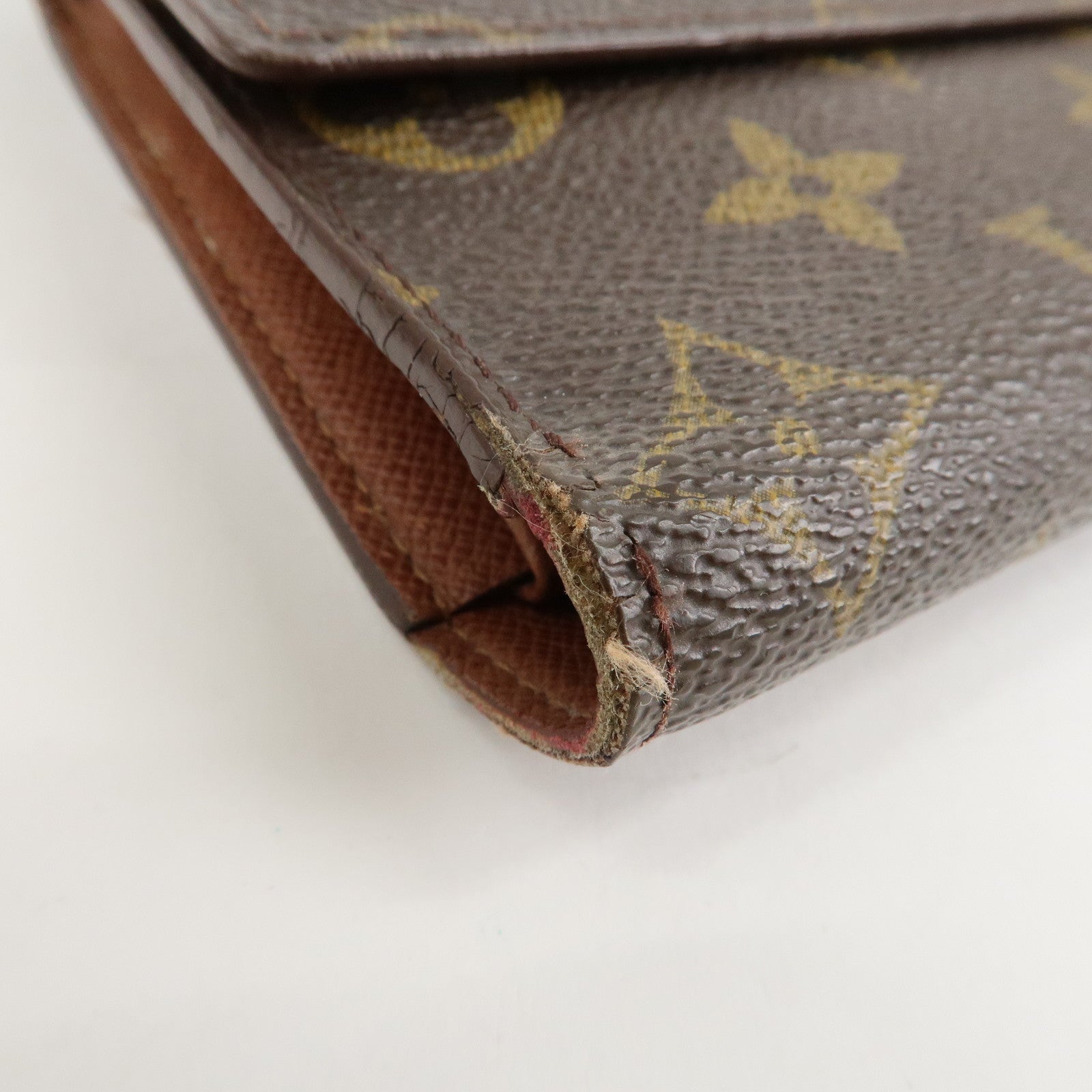 Louis Vuitton Set of 2 Monogram Canvas Long Wallet M61215 Used