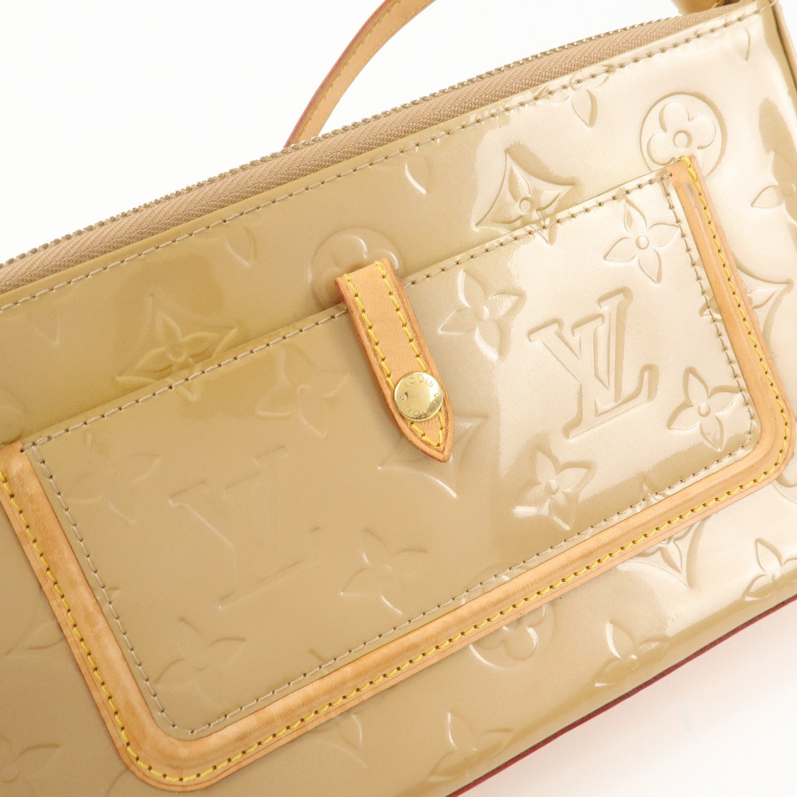 Louis Vuitton Monogram Vernis Mallory Square Hand Bag M91197 Used