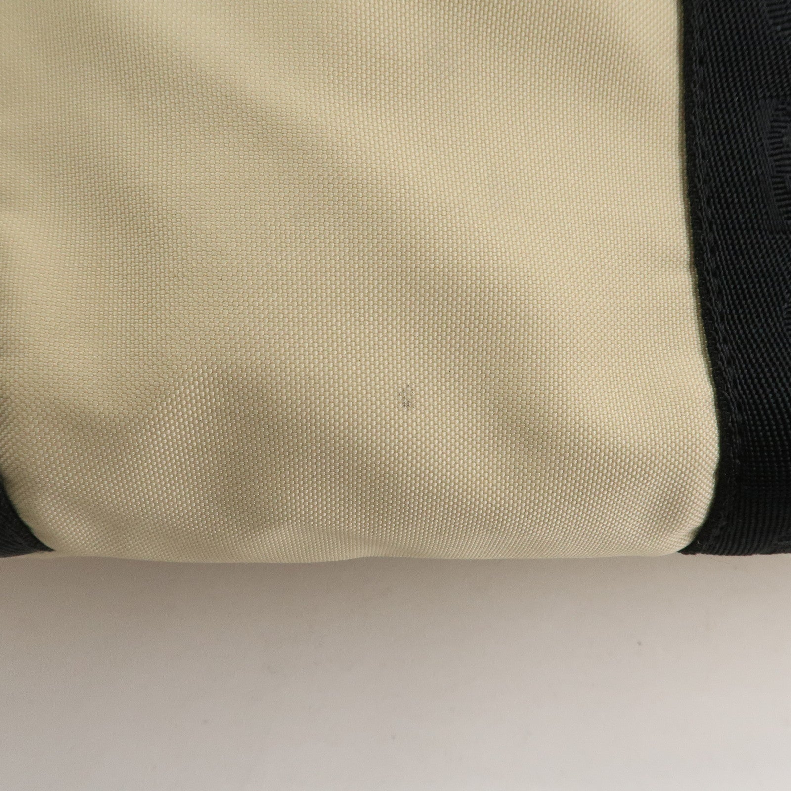 CHANEL Sports Line Nylon Boston Bag Travel Bag Beige Black A19976