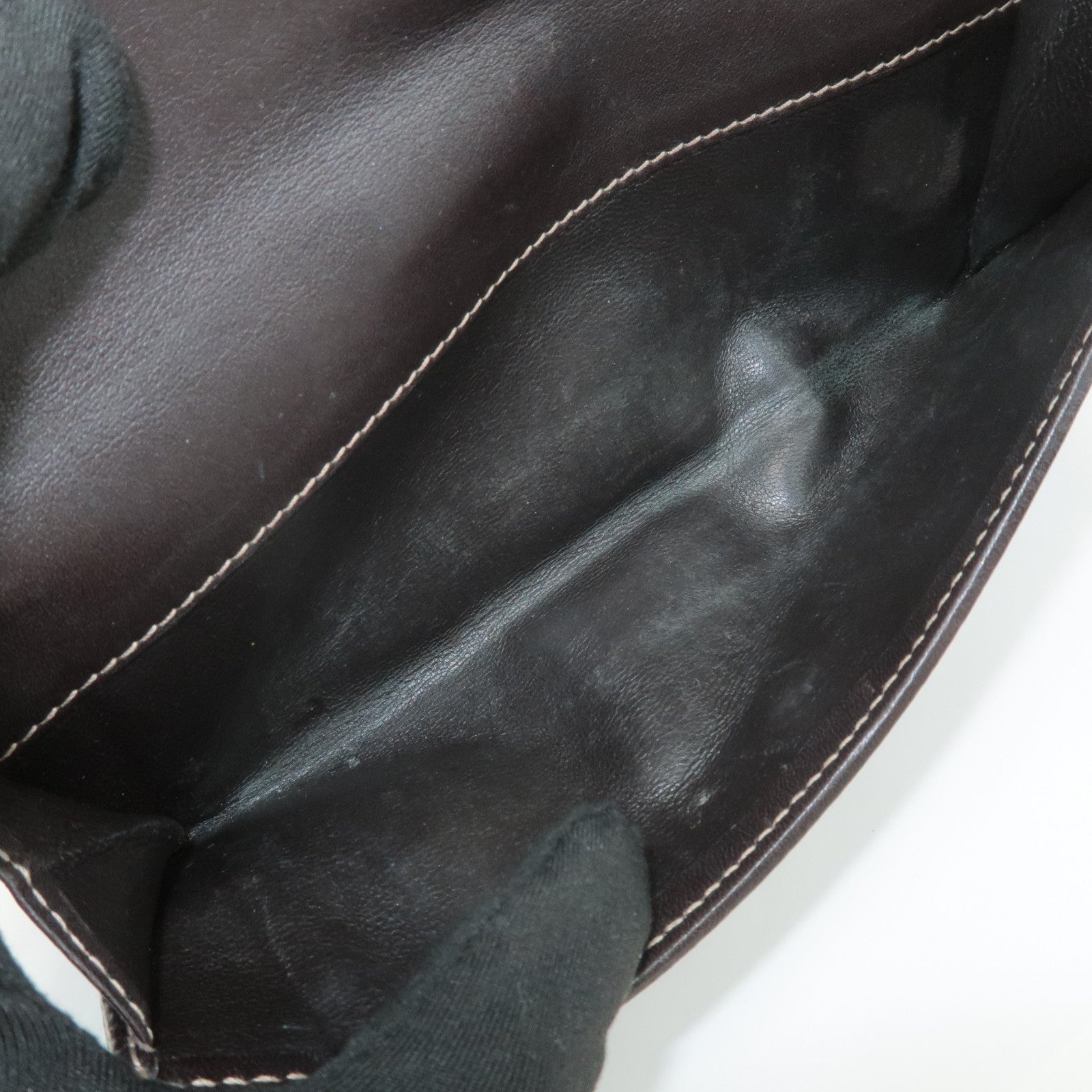 GUCCI Set of 2 GG Canvas Leather Wallet Beige Brown 203550/112715 Used