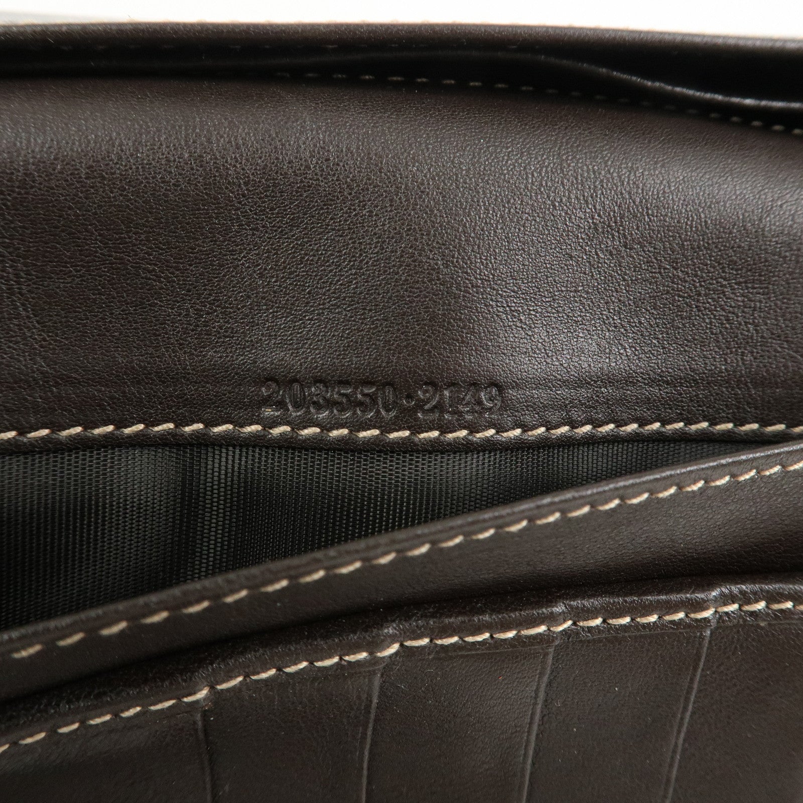 GUCCI Lovely Heart GG Canvas Bi-fold Long Wallet Beige Brown 203550