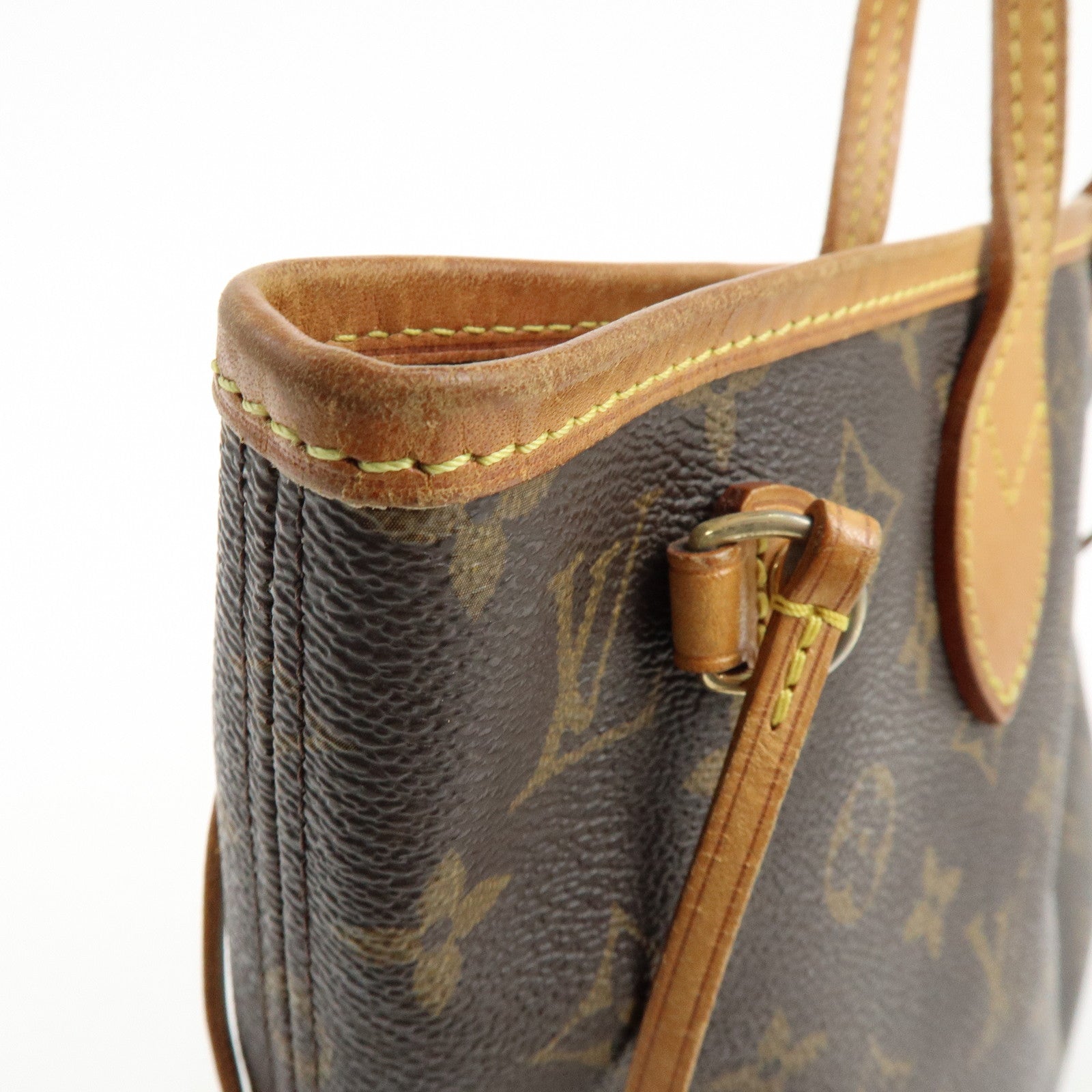 Louis Vuitton Monogram Neverfull PM Tote Bag Hand Bag Brown M40155