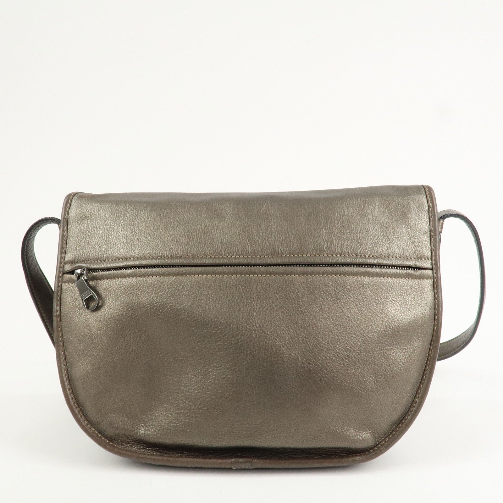 LOEWE Heritage Leather Shoulder Bag Crossbody Bag Bronze