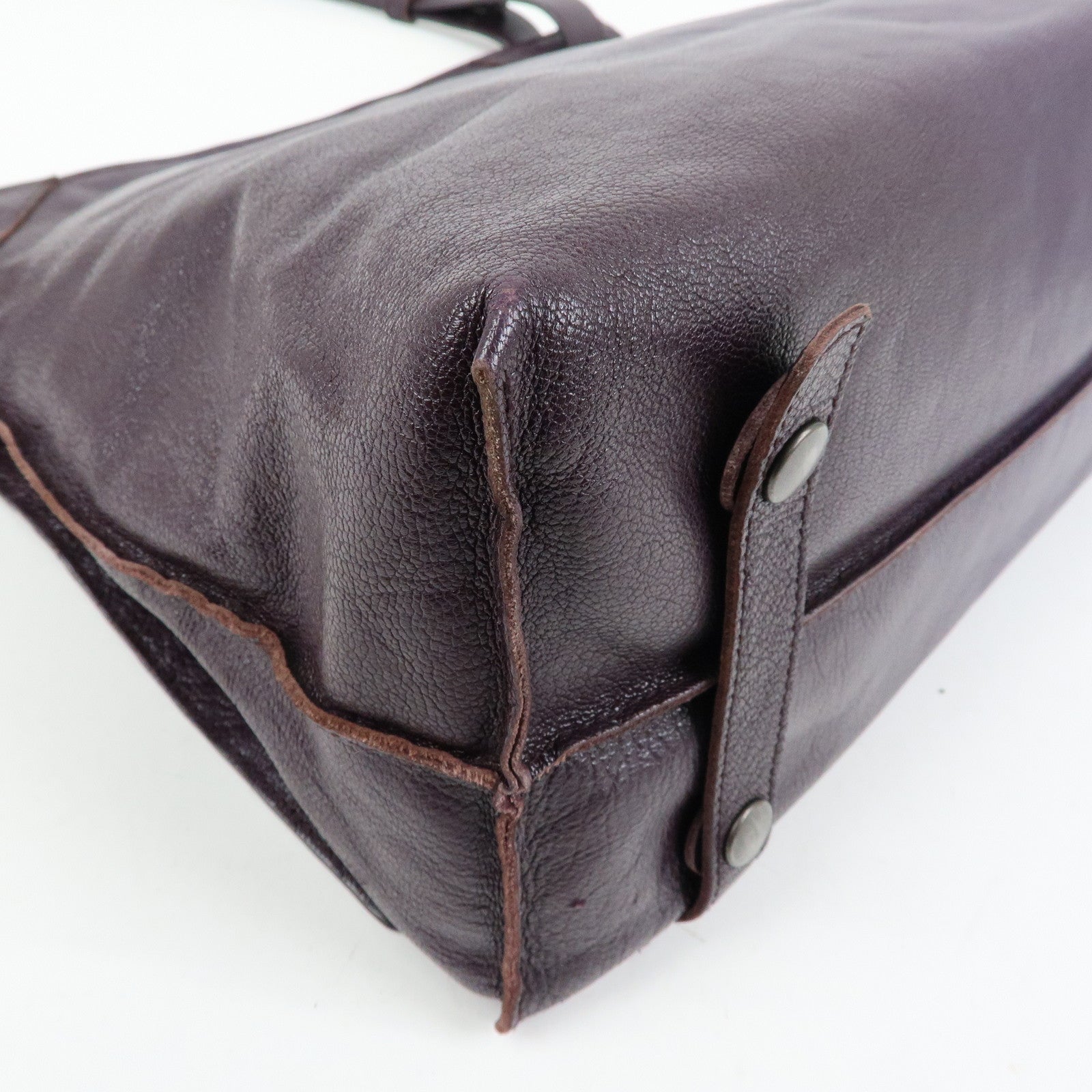 BOTTEGA VENETA Intrecciato Leather Shoulder Crossbody Bag Purple