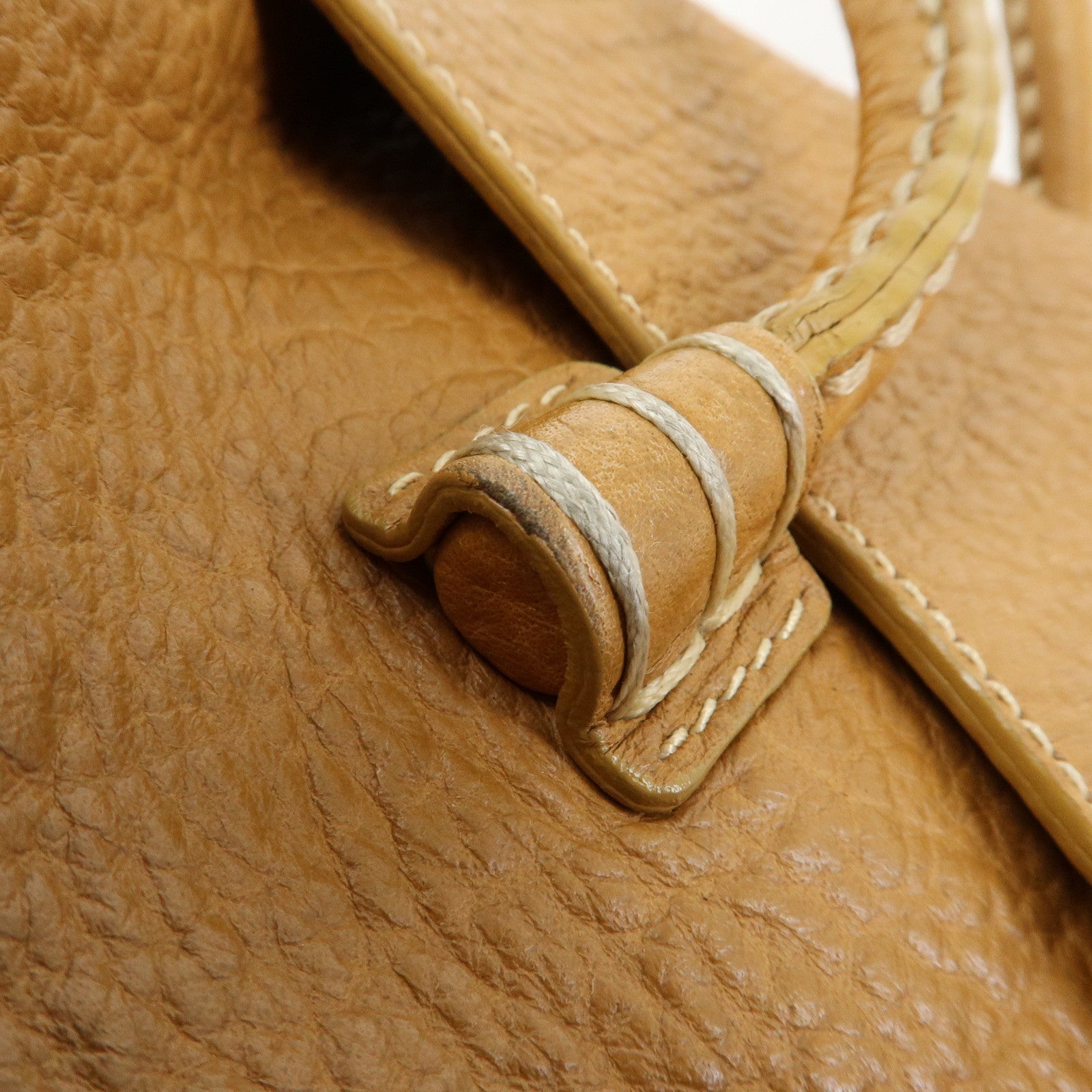 TOD'S Leather Hand Bag Shoulder Bag Brown