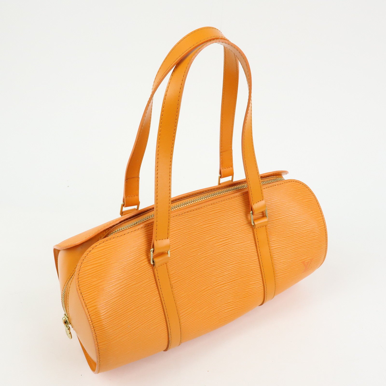 Louis Vuitton Epi Soufflot Hand Bag Mandarin Orange M5222H