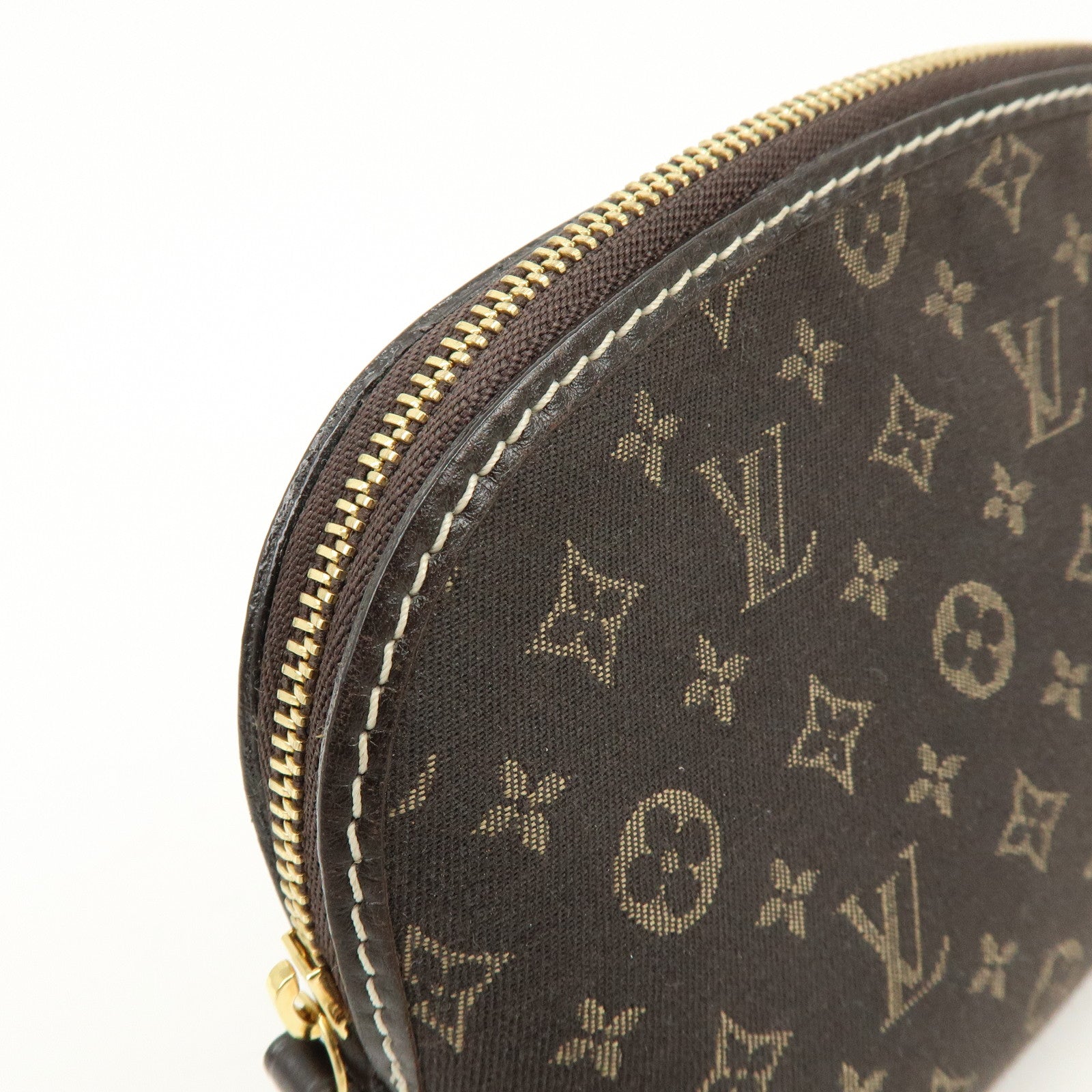 Louis Vuitton Monogram Idylle Pochette Cosmetic Pouch Fusain M40375