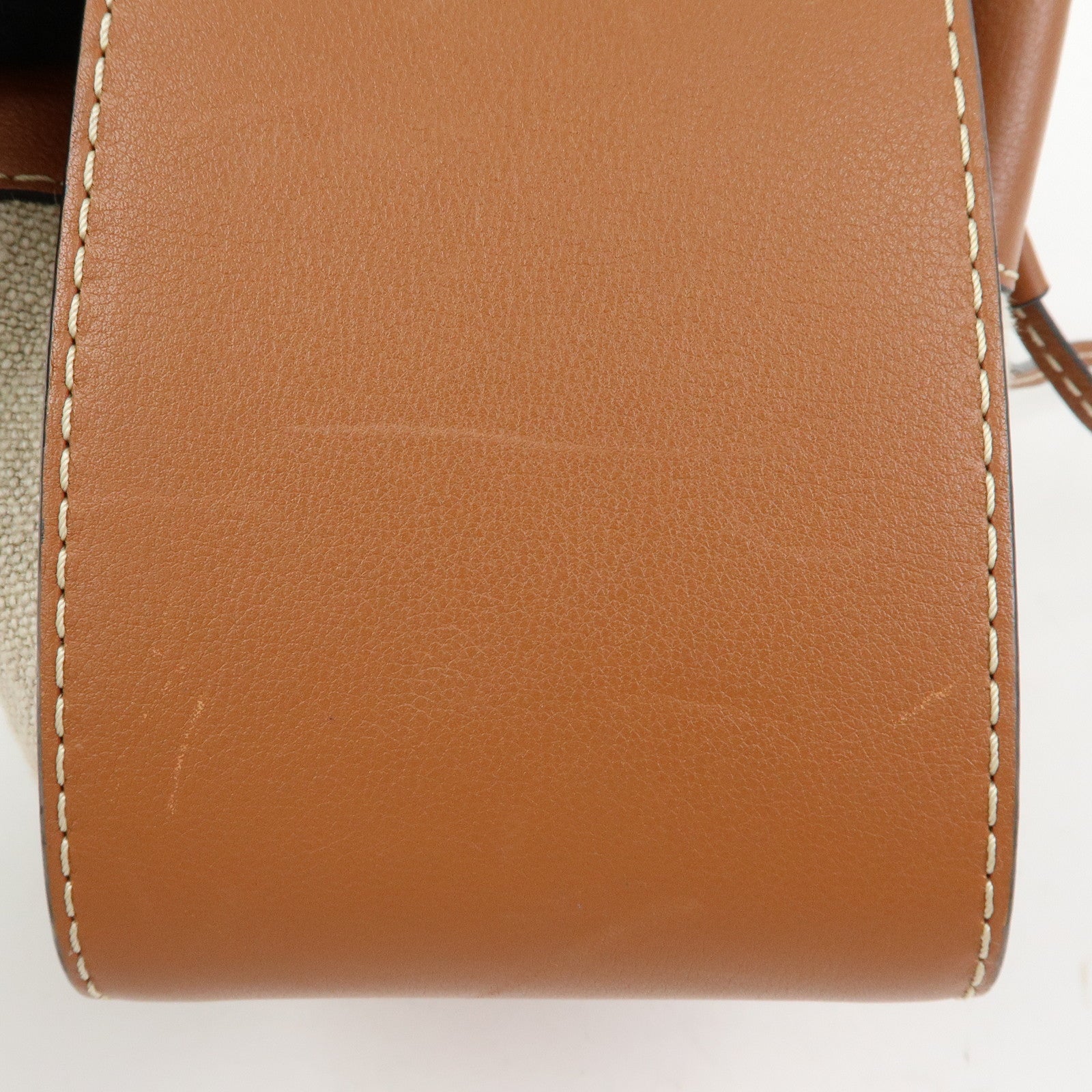 LOEWE Anagram Hammock Cotton Calf Leather Drawstring Mini 2Way Bag