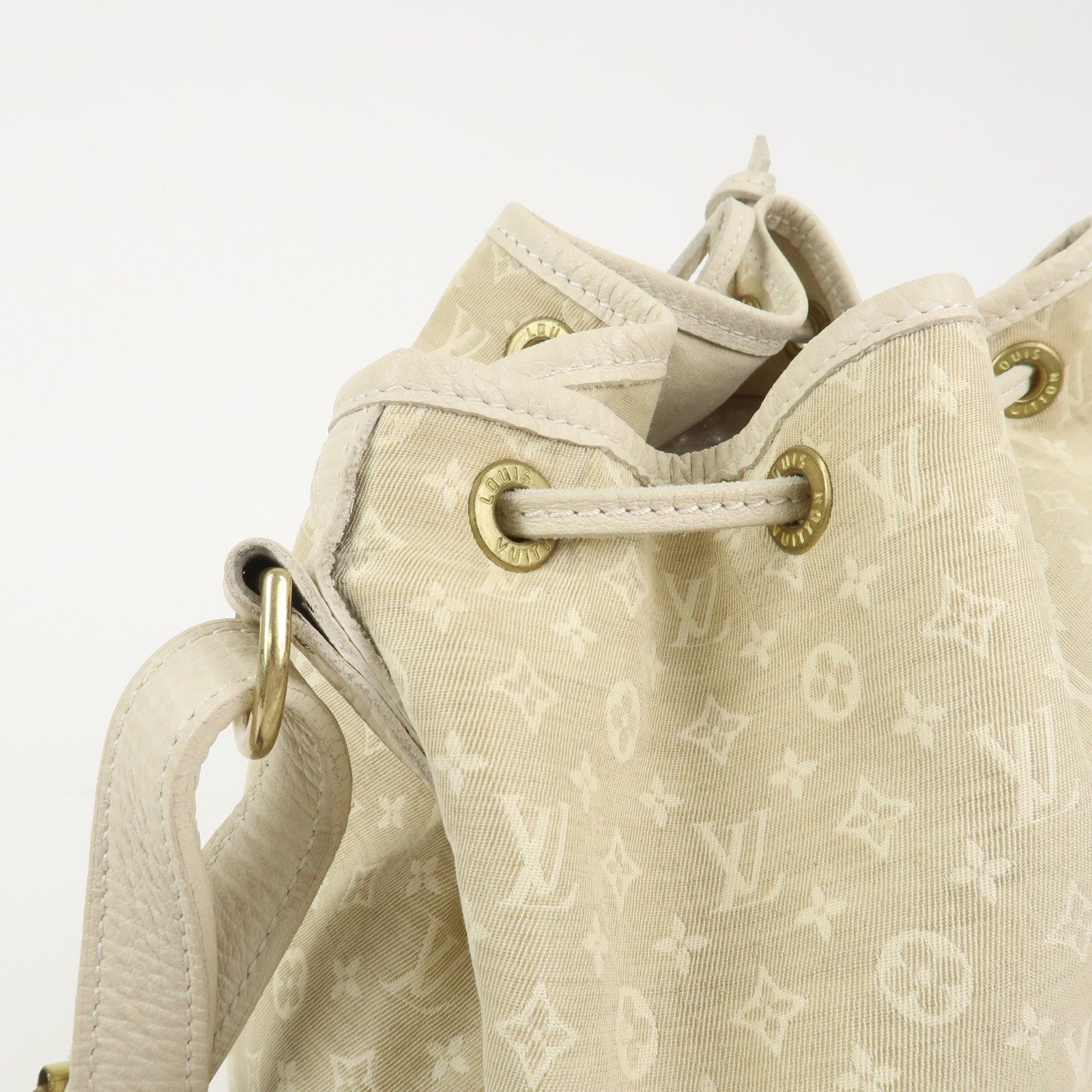 Louis Vuitton Monogram Mini Lin Leather Noe Shoulder Bag M95315
