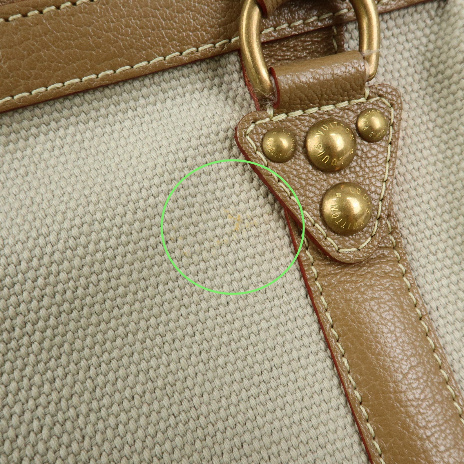 Louis Vuitton Toile Trianon Sac de Nuit MM Canvas Hand Bag M48826