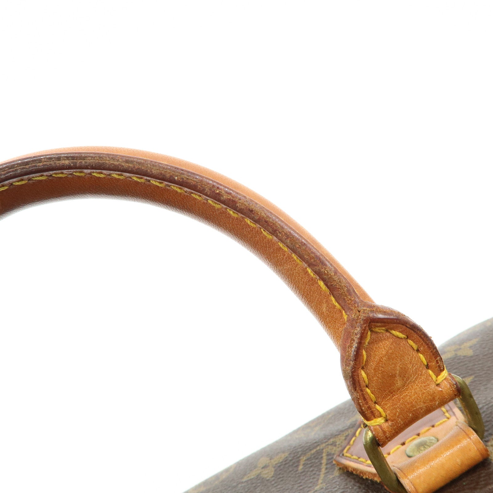 Louis Vuitton Monogram Speedy 30 Hand Bag Boston Bag Brown M41526 Used