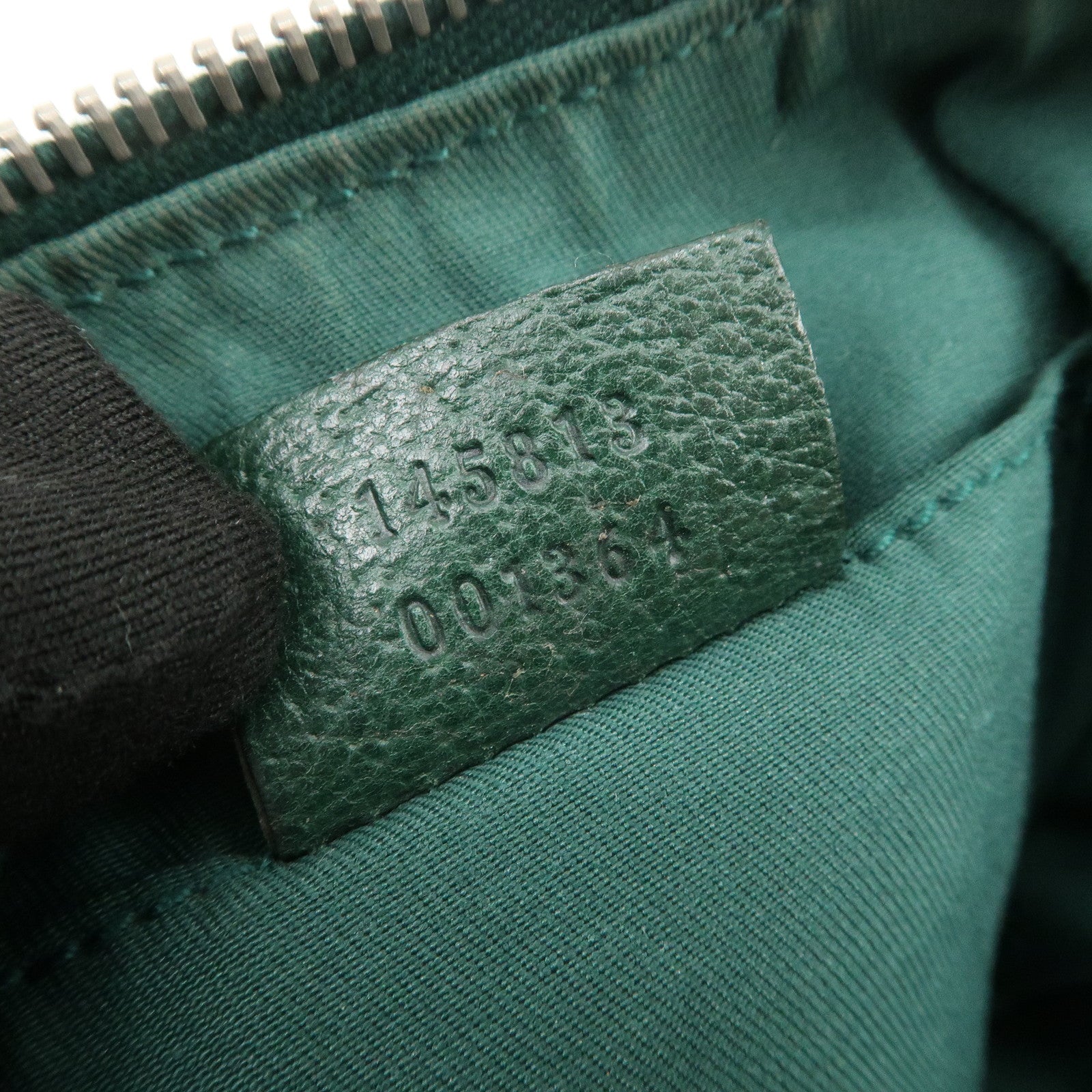 GUCCI Sherry GG Canvas Leather Shoulder Bag Hand Bag Beige 145813