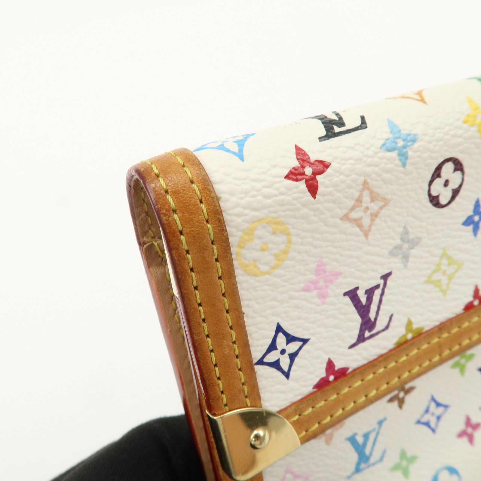 Louis Vuitton Monogram Multicolor Porte Trezor International M92659