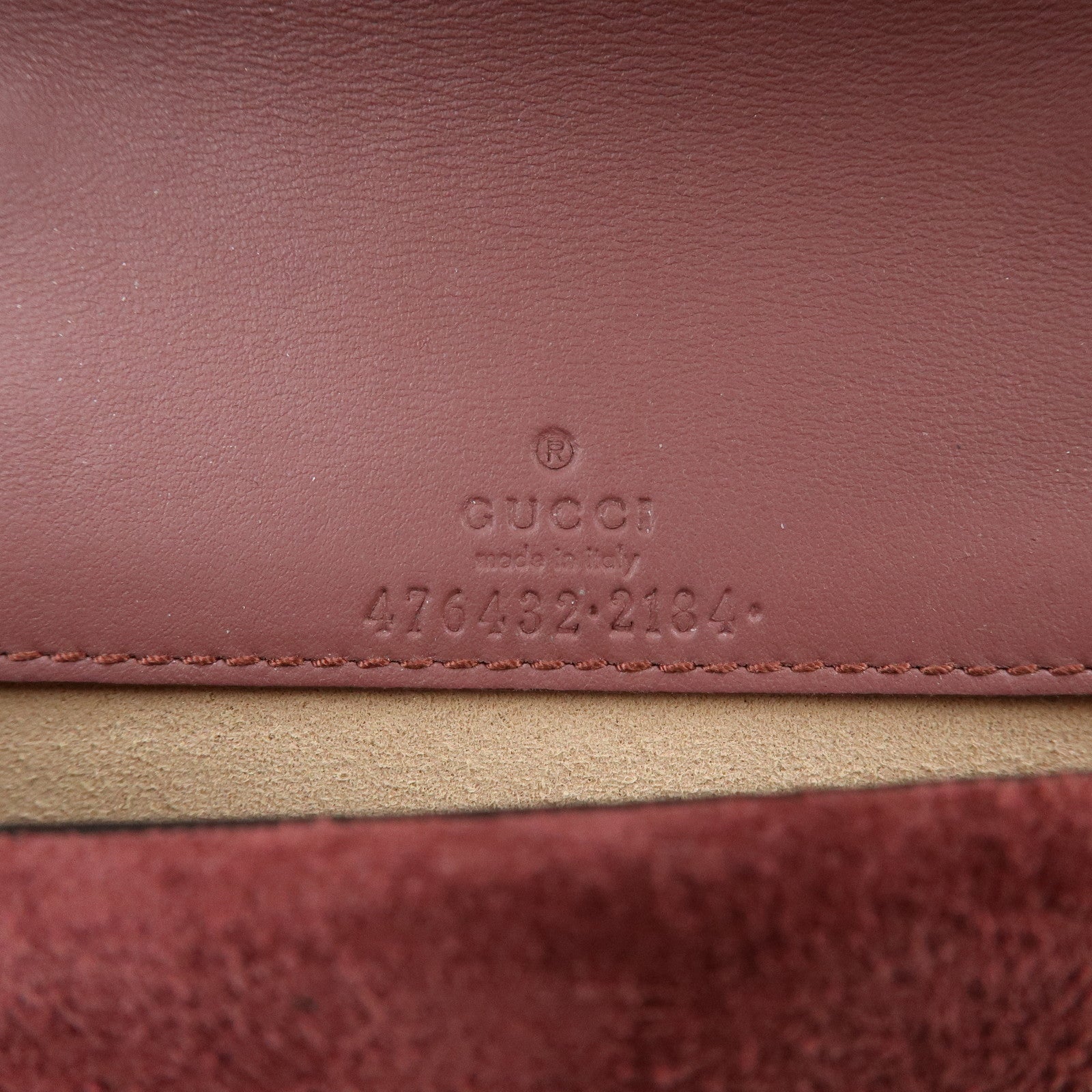 GUCCI Dionysus GG Supreme Suede Super Mini Chain Shoulder Bag