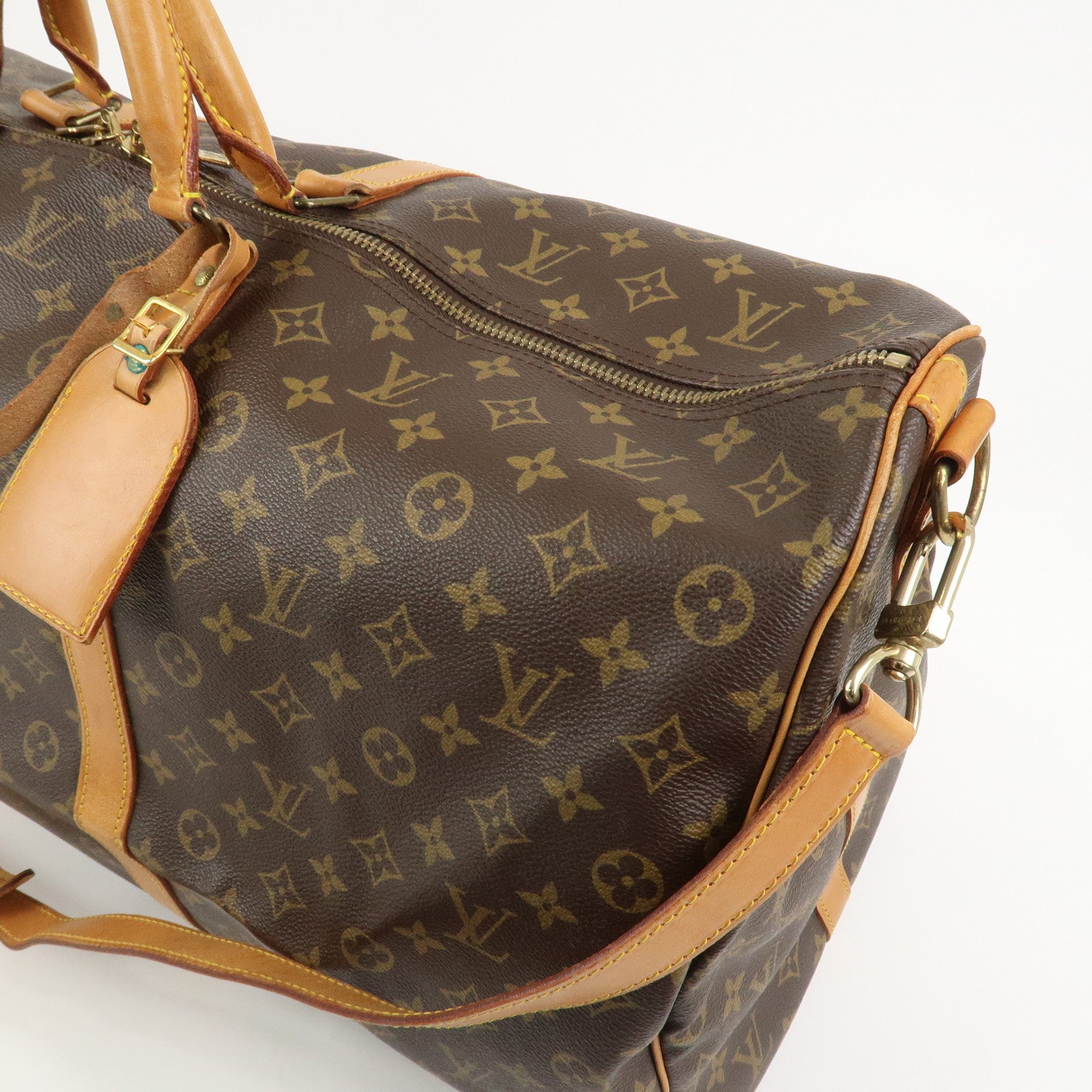 Louis Vuitton Monogram Keep All Bandouliere 60 Boston Bag M41412