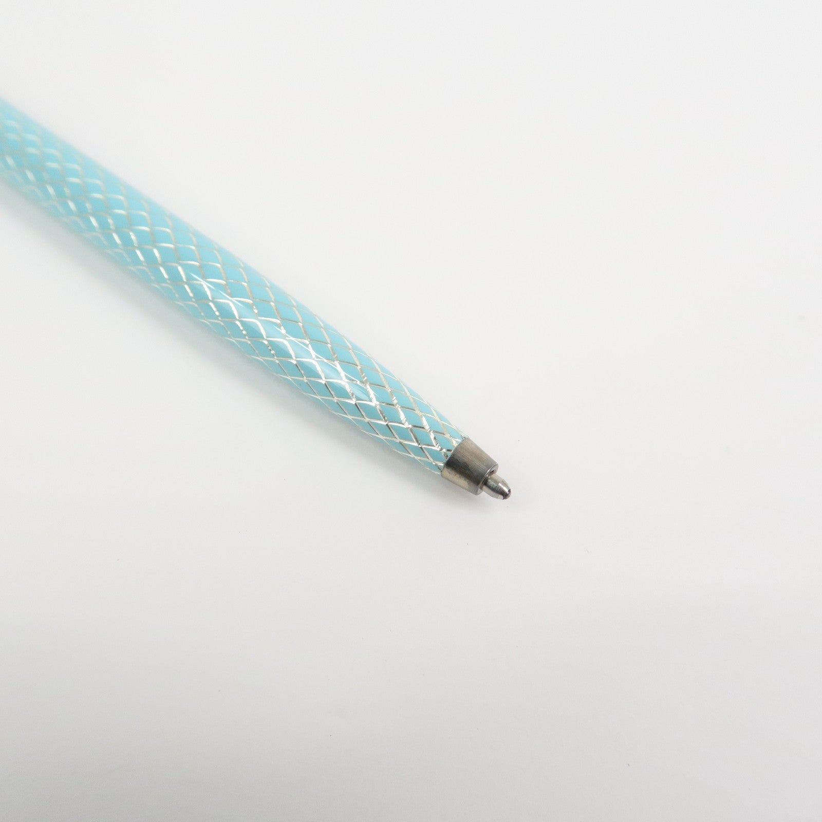 Tiffany & Co Set of 3 Card Case Coin Case Ballpoint Pen Light Blue