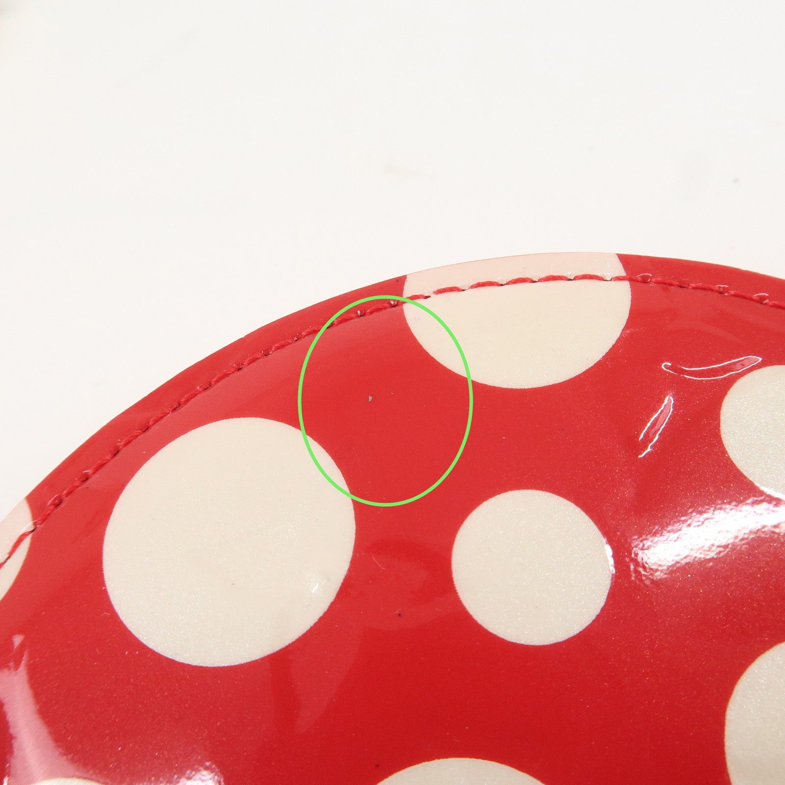 Louis Vuitton Vernis Yayoi Kusama Porte Monnaie Chapeau Coin M91570 Used