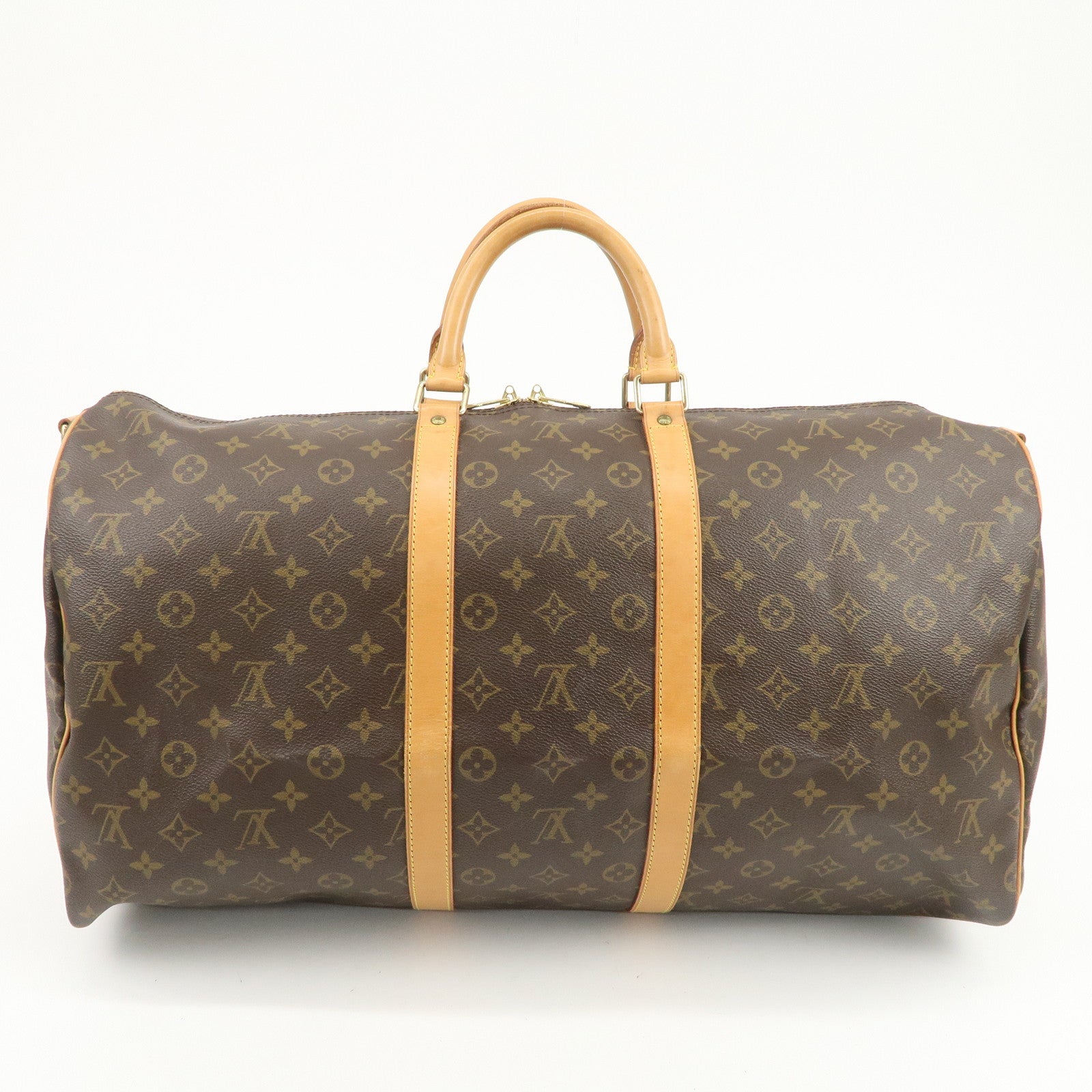 Louis Vuitton Monogram Keep All Bandouliere 55 Boston Bag M41414