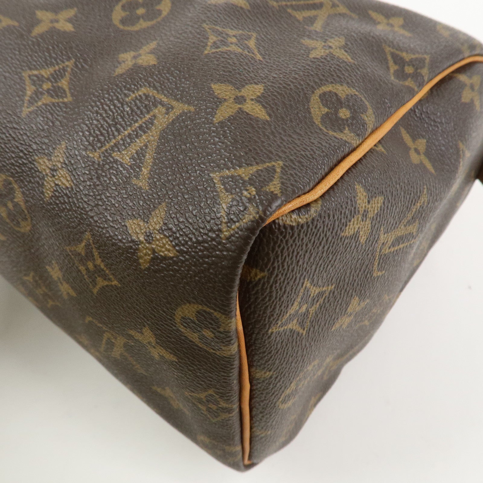 Louis Vuitton Monogram Speedy 25 Boston Bag Hand Bag Brown M41528