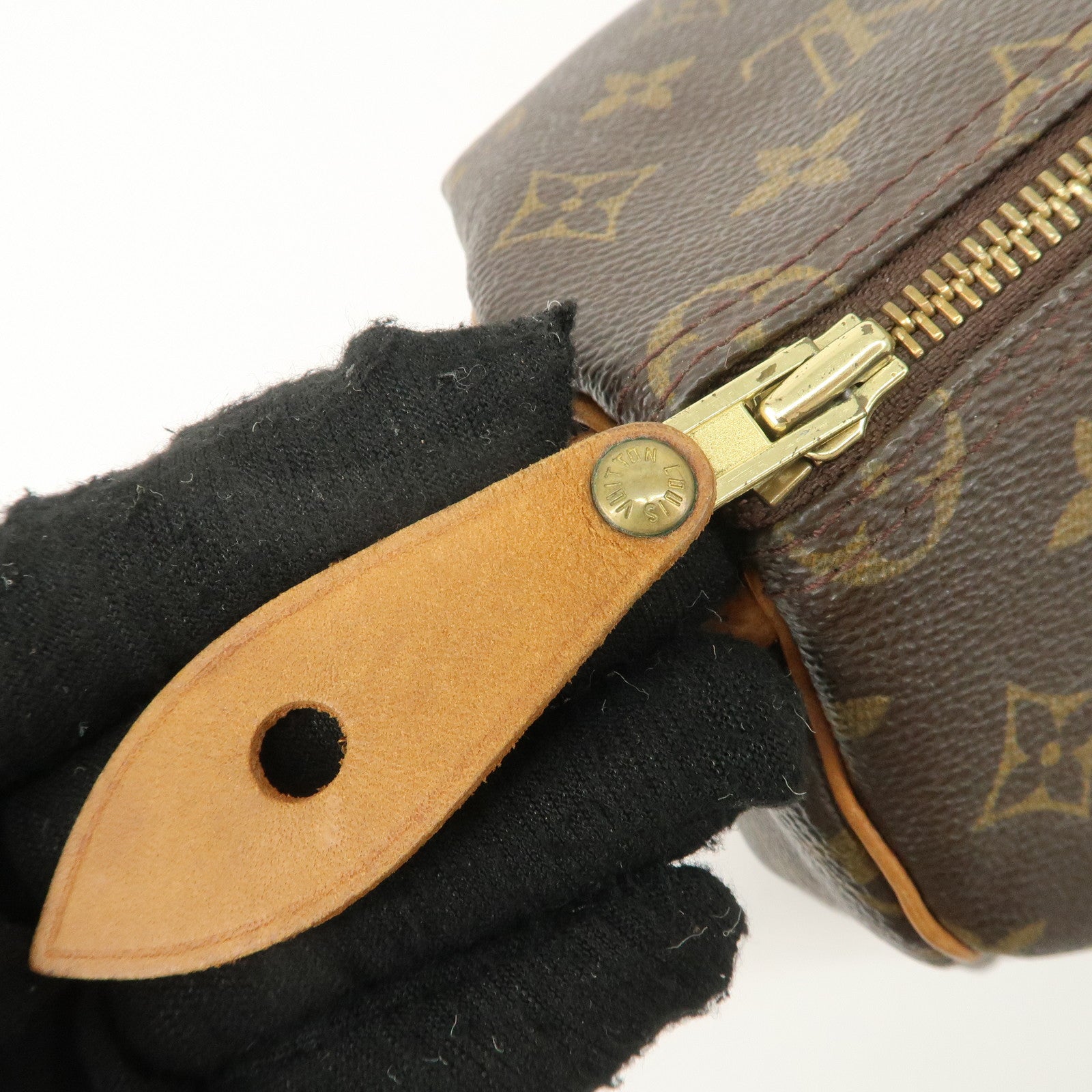 Louis Vuitton Monogram Speedy 35 Hand Bag Boston Bag M41524 Used
