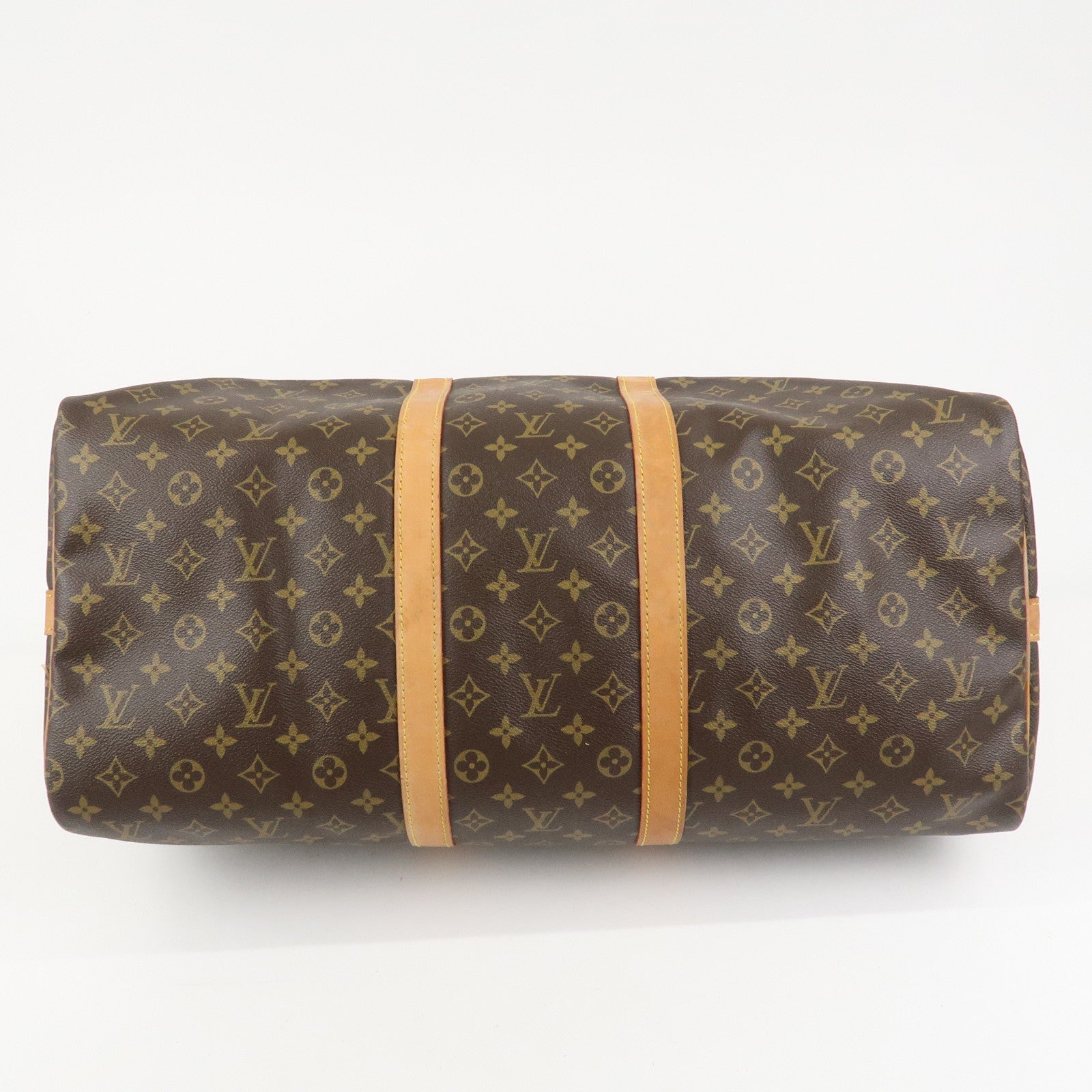 Louis Vuitton Monogram Keep All Bandouliere 55 Boston Bag M41414