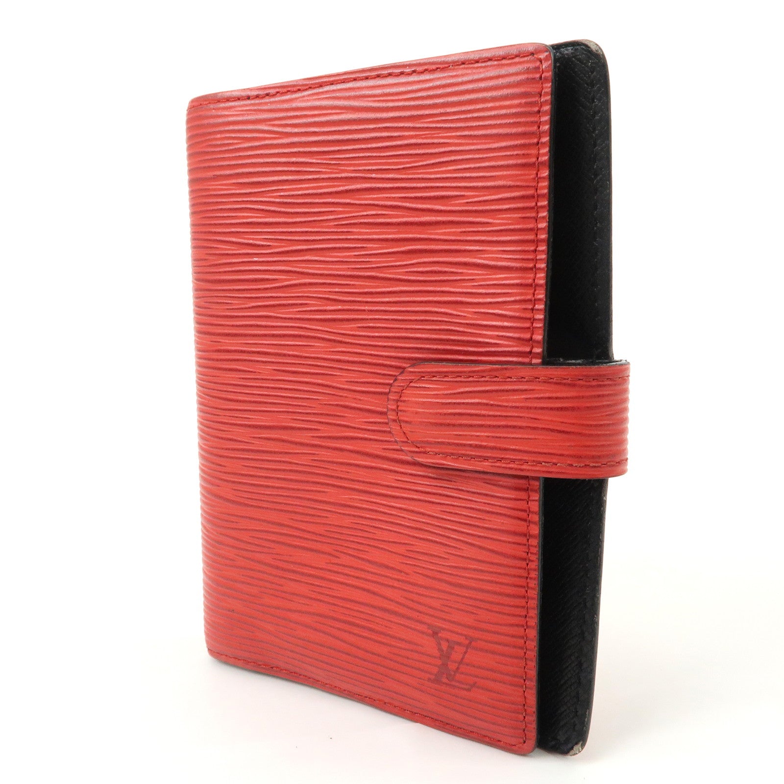 Louis Vuitton Epi Set of 2 Agenda Cover Castilian Red R20059 R20057 Used