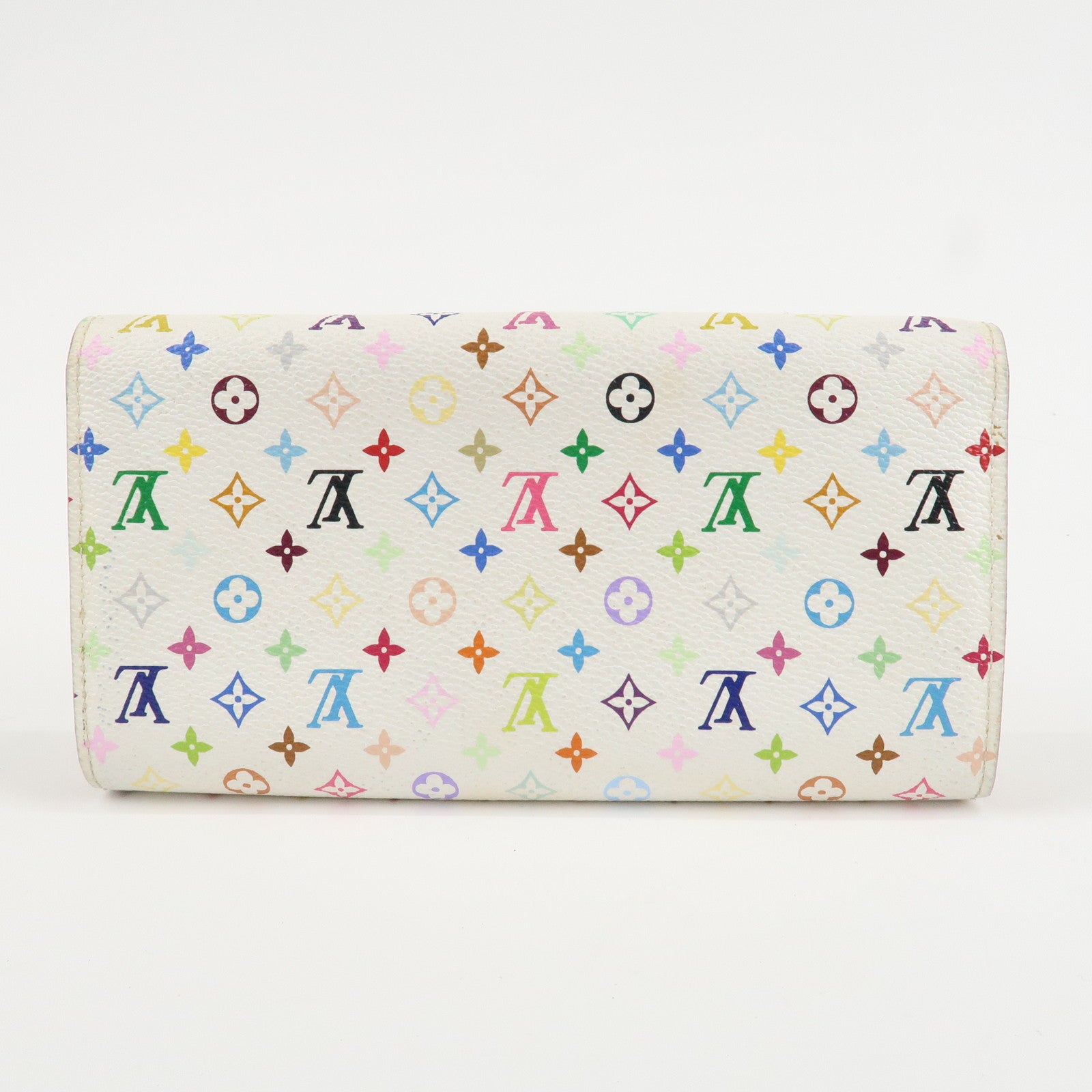 Louis Vuitton Monogram Multicolor Portefeuille Sarah Wallet M93532 Used