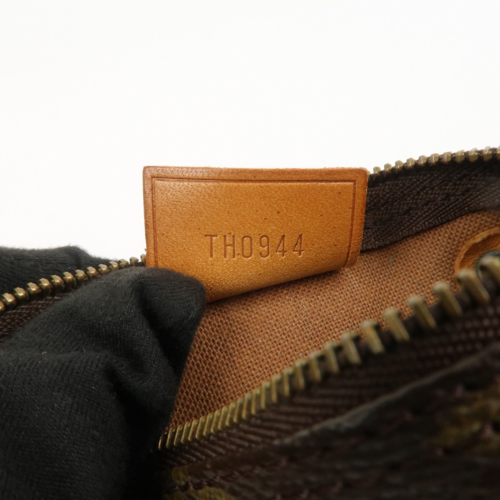 Louis Vuitton Monogram Mini Speedy Hand Bag Brown M41534