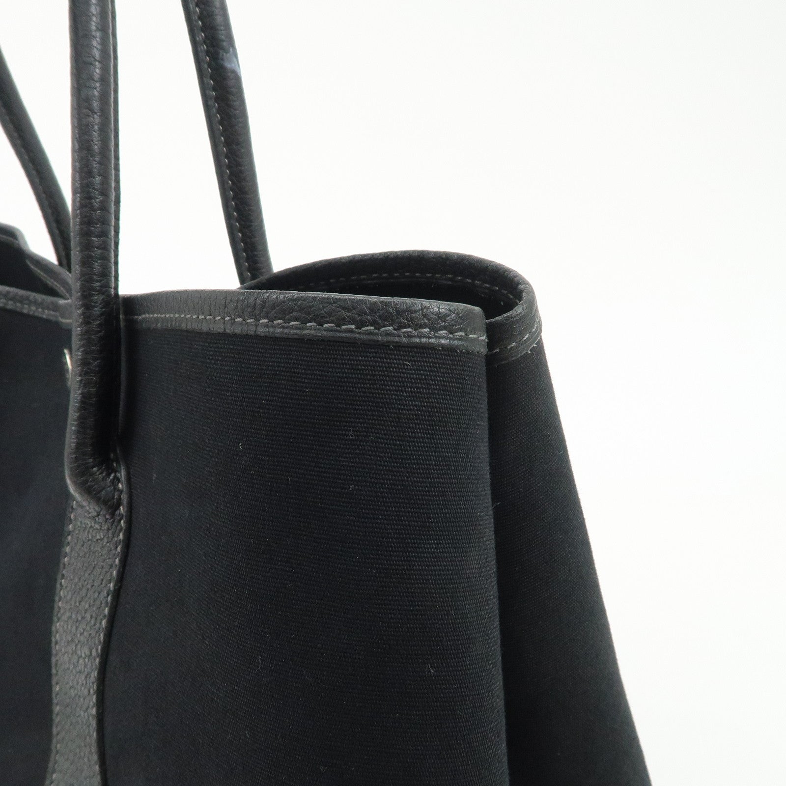 HERMES Toile Officier Negonda Garden Party PM G Stamped Tote Bag