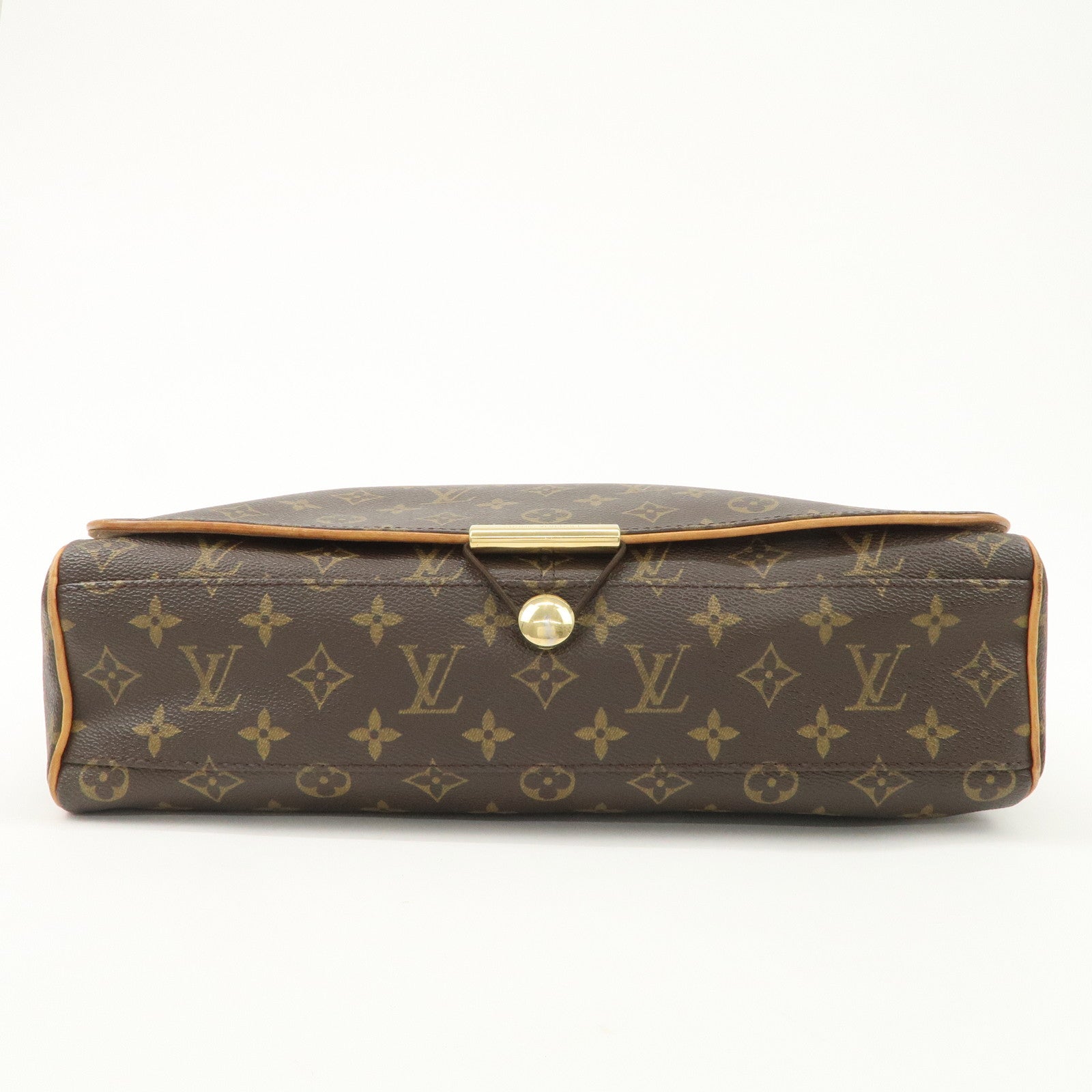 Louis Vuitton Monogram Abbesses Messenger Shoulder Bag Brown M45257