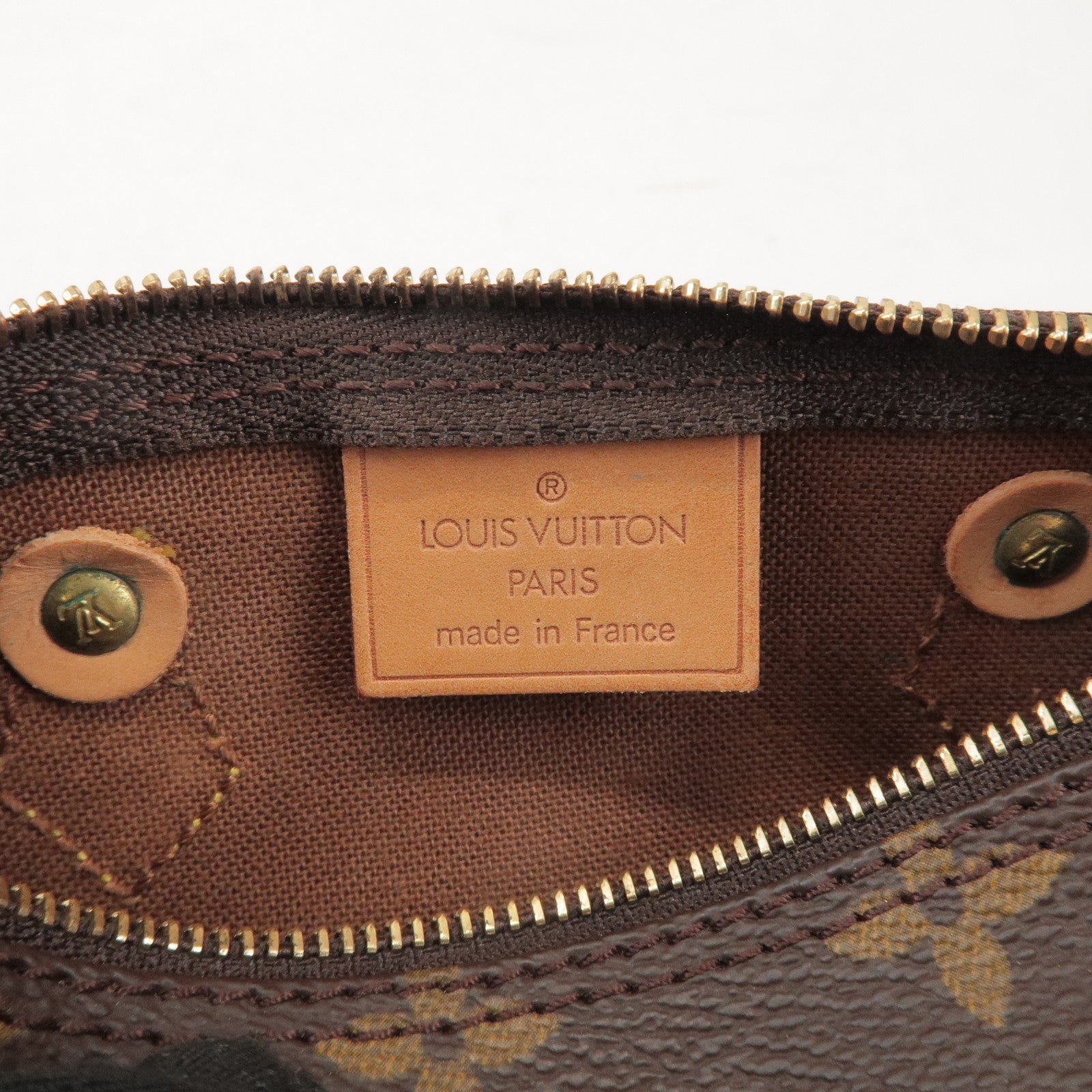 Louis Vuitton Monogram Mini Speedy Hand Bag & Shoulder Strap M41534